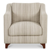 Moes Hewitt Accent Chair Beige Stripe OA-1062-34