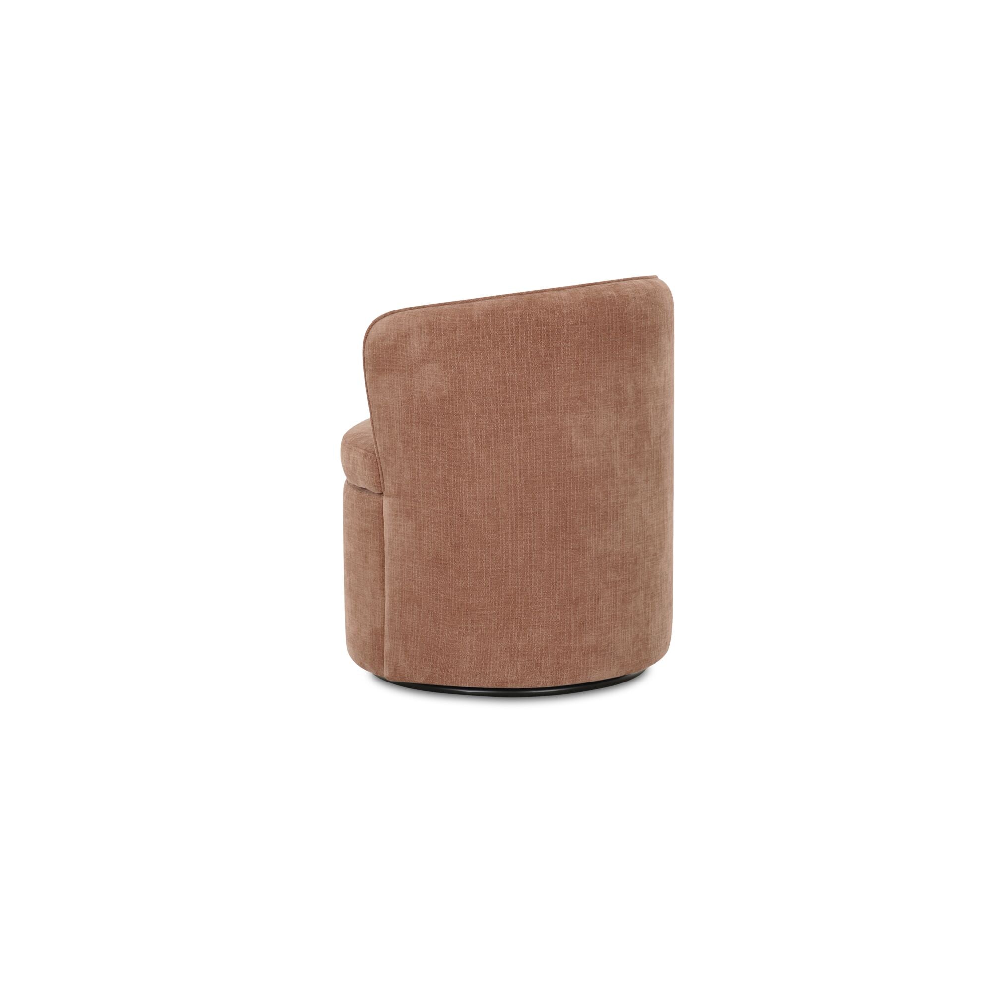 Moes Dane Swivel Dining Chair Heritage Pink OA-1074-33
