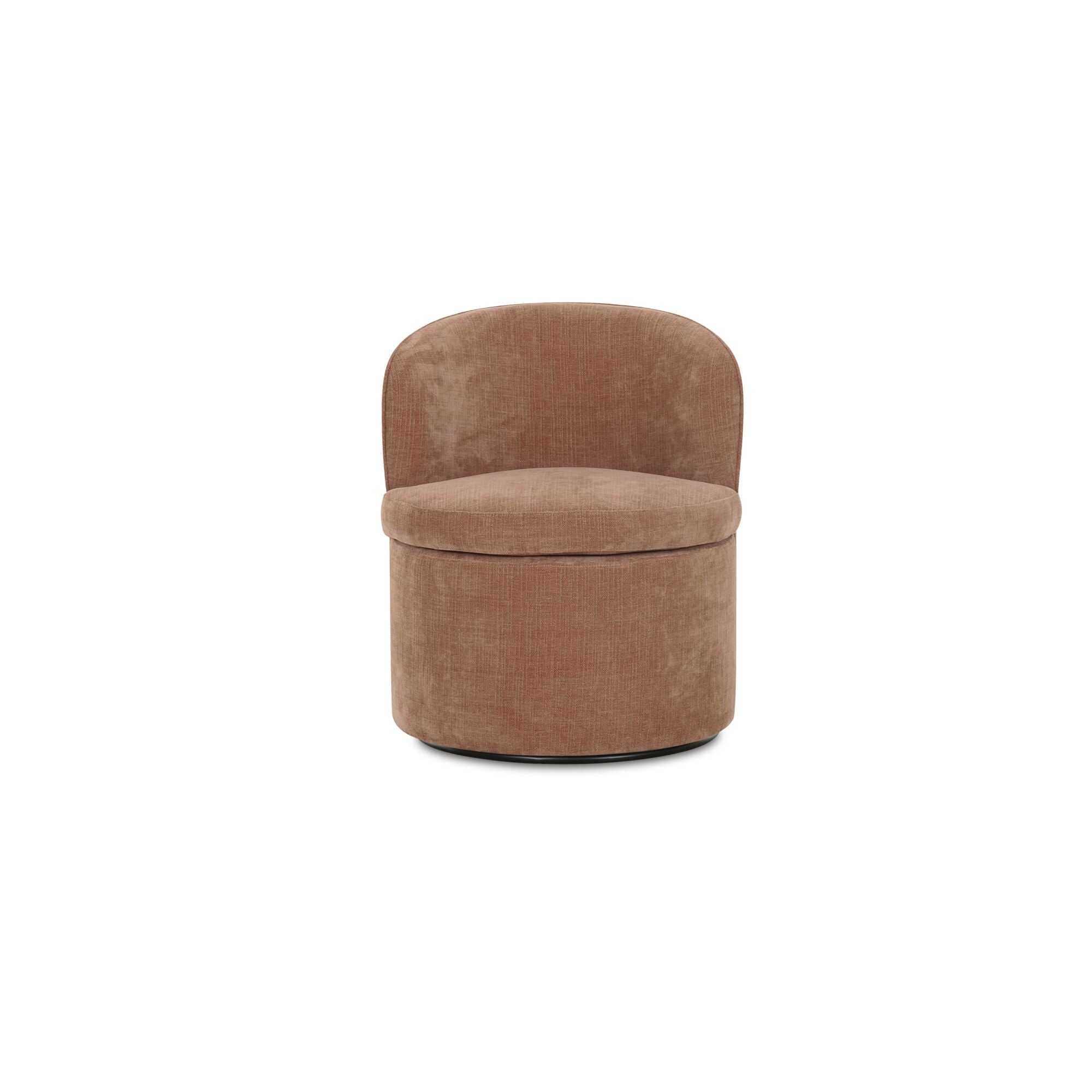 Moes Dane Swivel Dining Chair Heritage Pink OA-1074-33