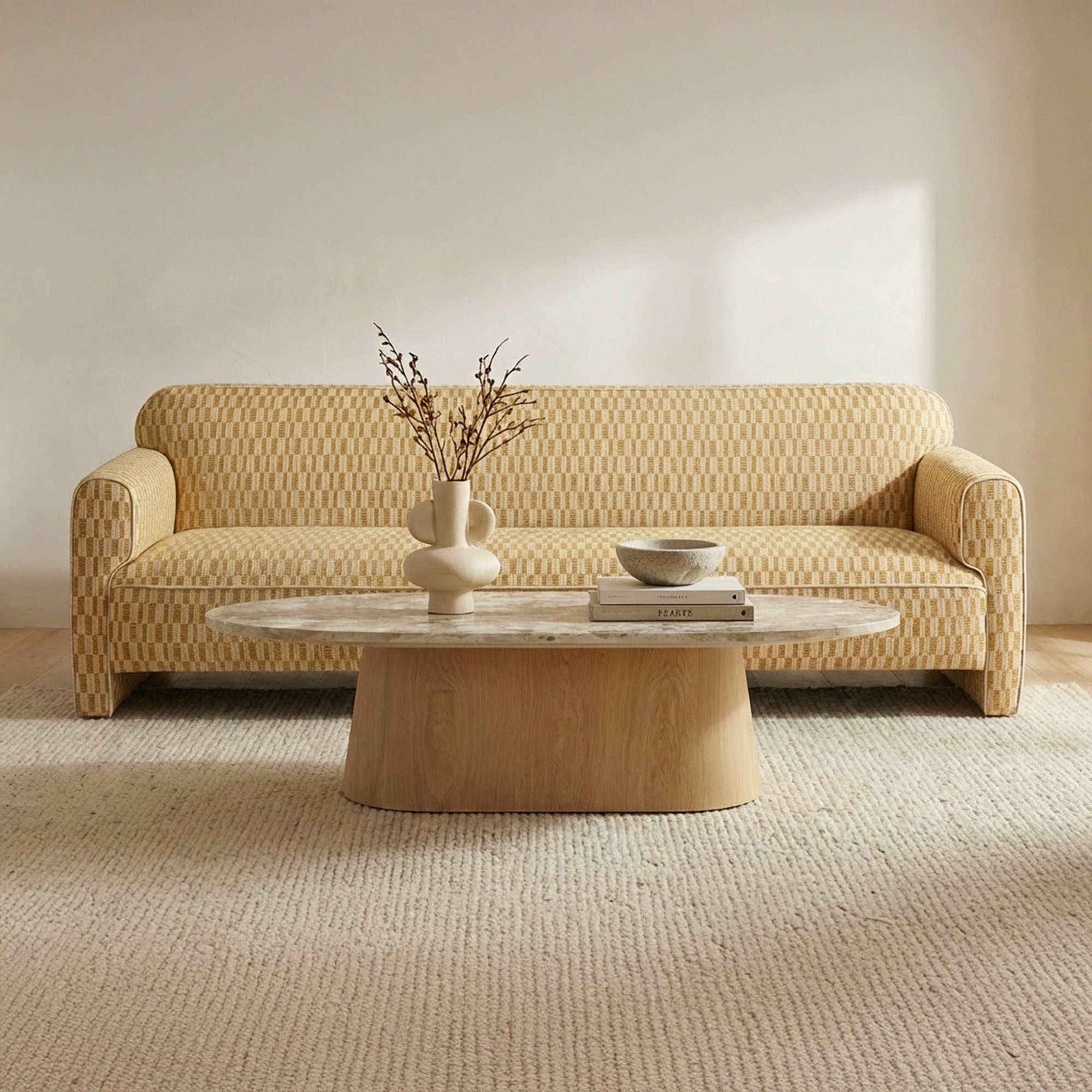 Moes Leo Sofa Chartreuse OA-1076-08