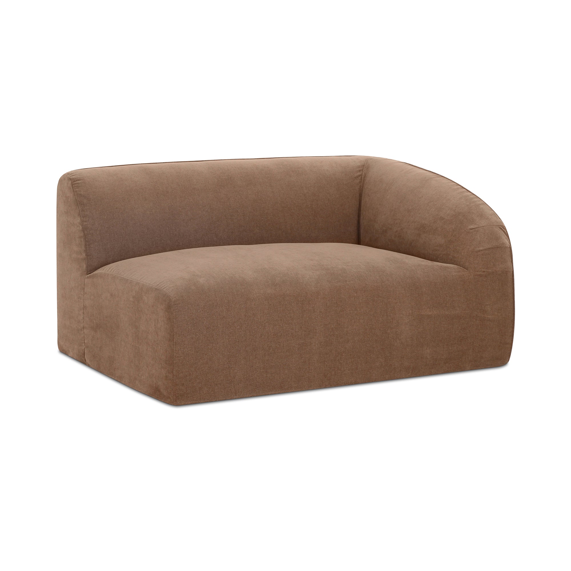 Moes Isla Right Arm Facing Chair Mocha OA-1079-03