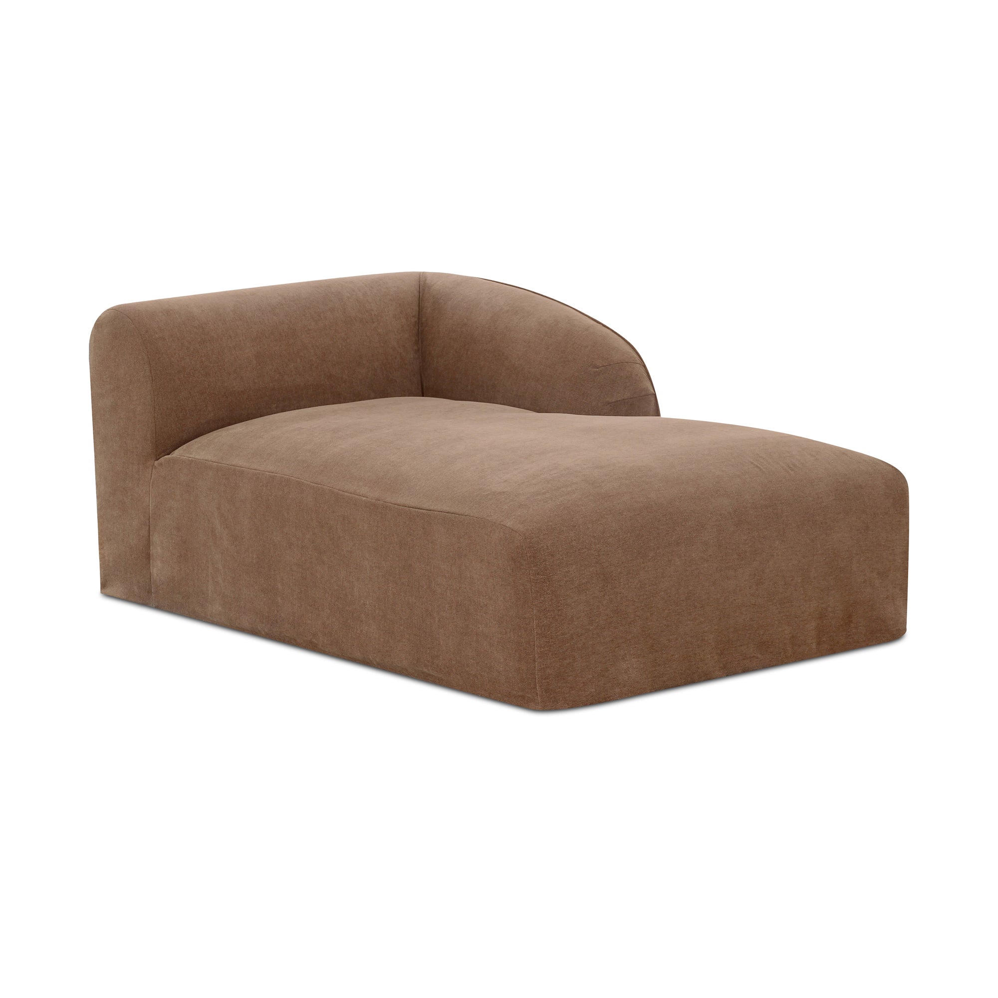 Moes Isla Right Arm Facing Chaise Mocha OA-1084-03
