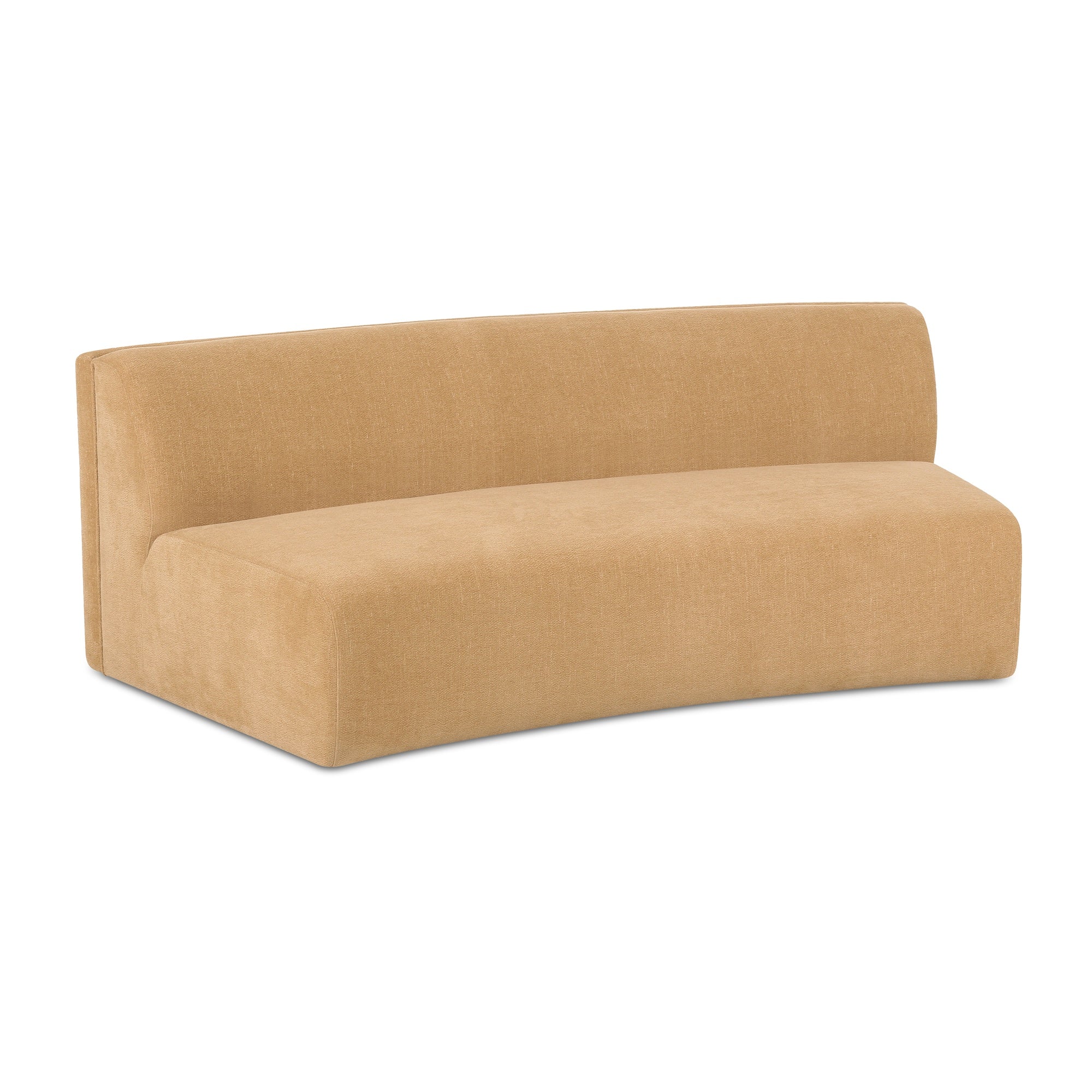 Moes Naomi Concave Sofa Golden Yellow OA-1092-09