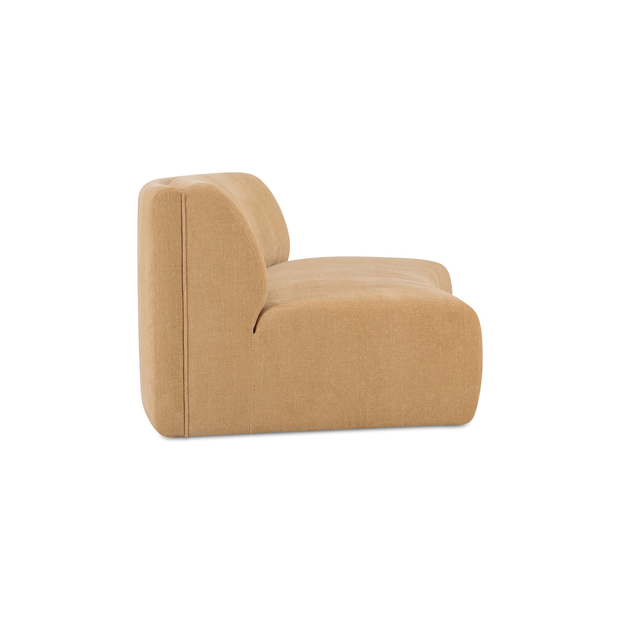 Moes Naomi Concave Sofa Golden Yellow OA-1092-09
