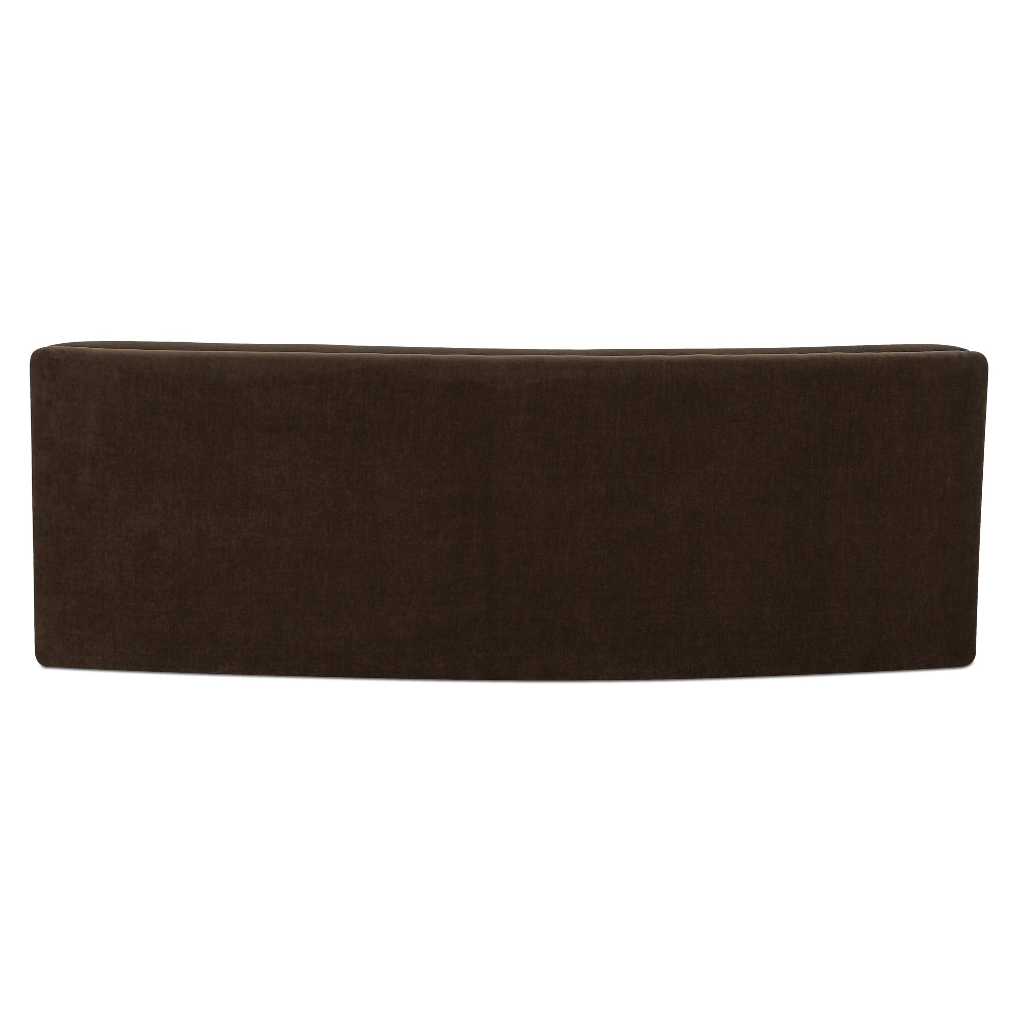 Moes Naomi Concave Sofa Dark Brown OA-1092-20