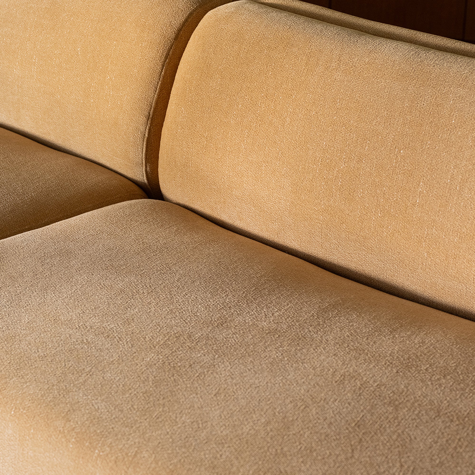 Moes Naomi Convex Sofa Golden Yellow OA-1093-09