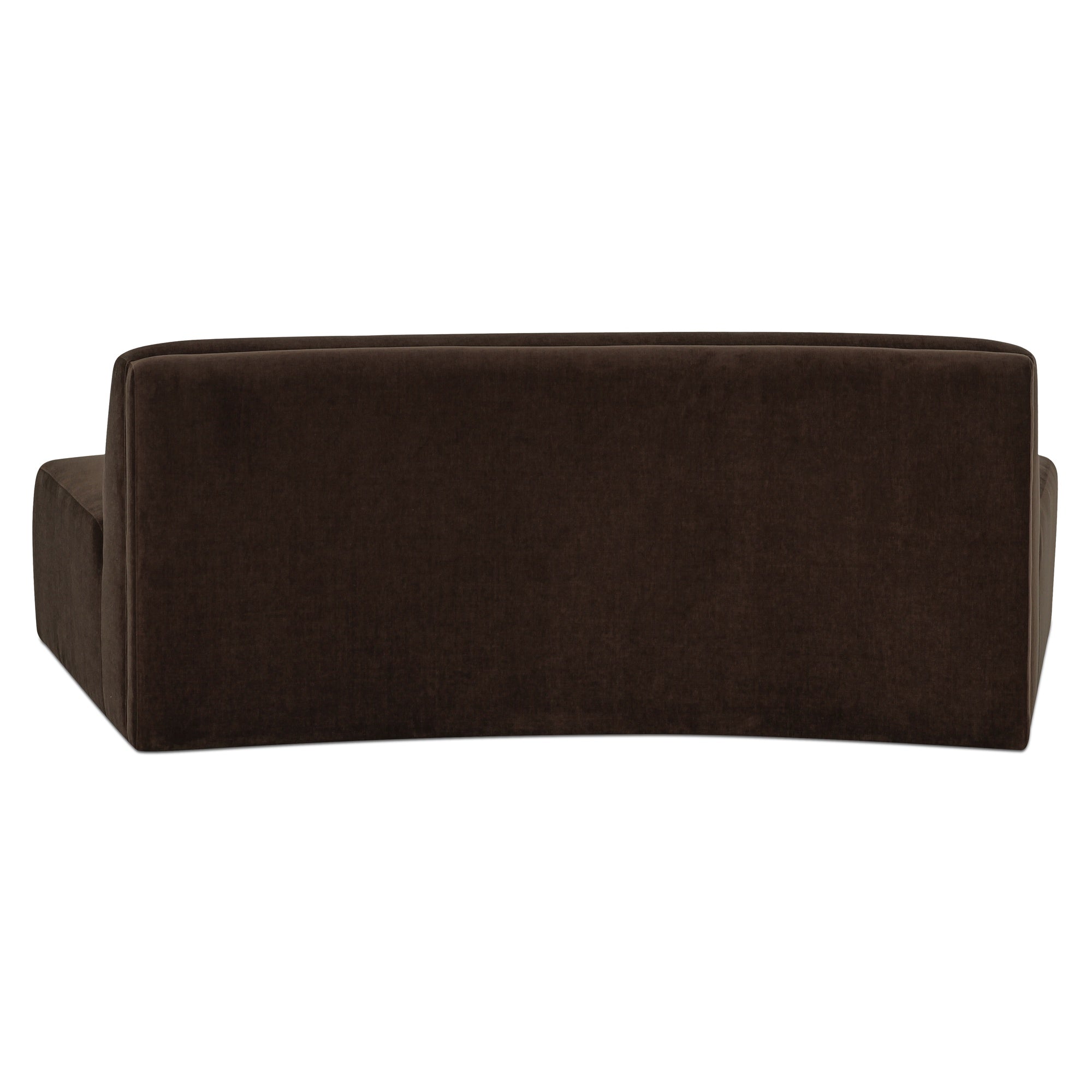 Moes Naomi Convex Sofa Dark Brown OA-1093-20