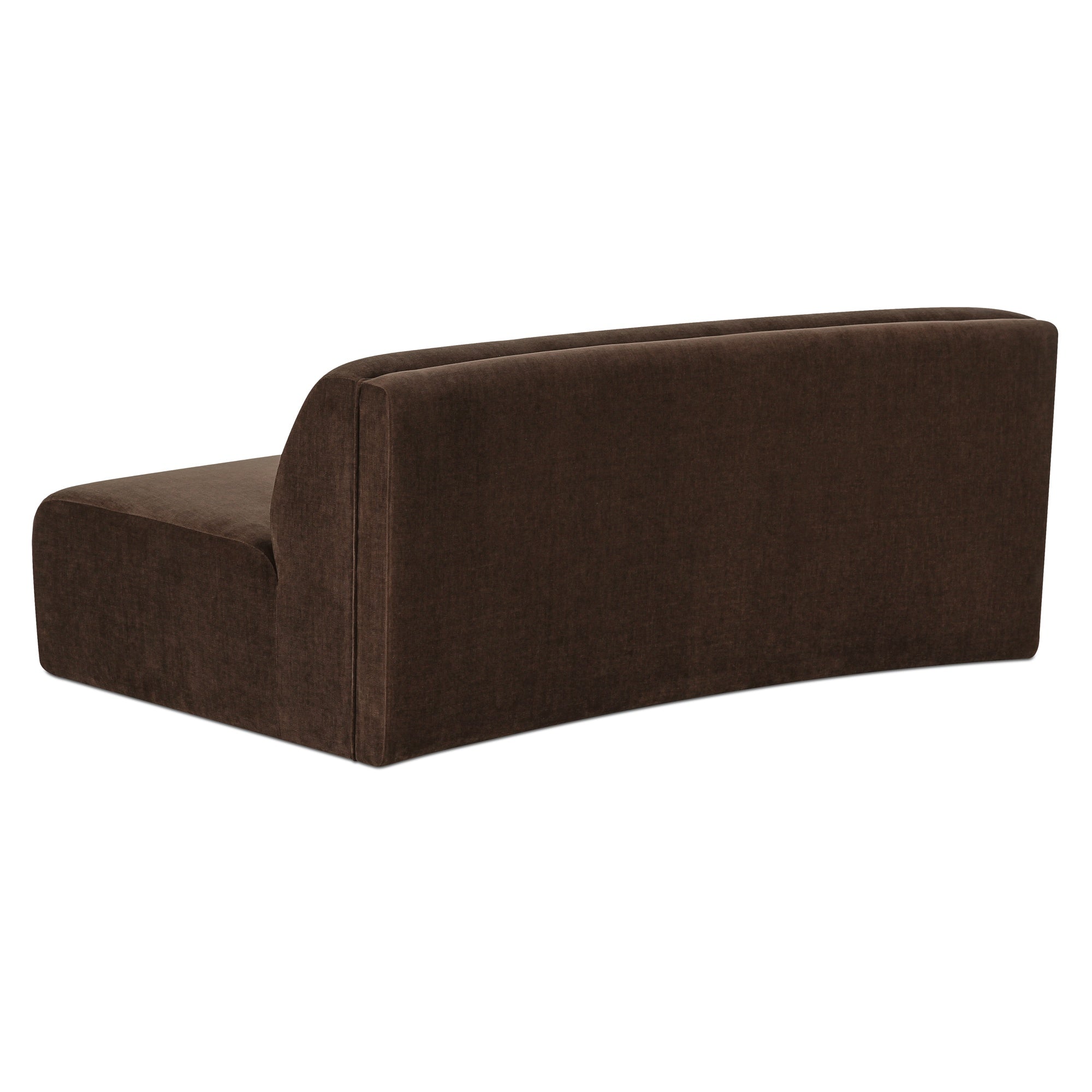 Moes Naomi Convex Sofa Dark Brown OA-1093-20