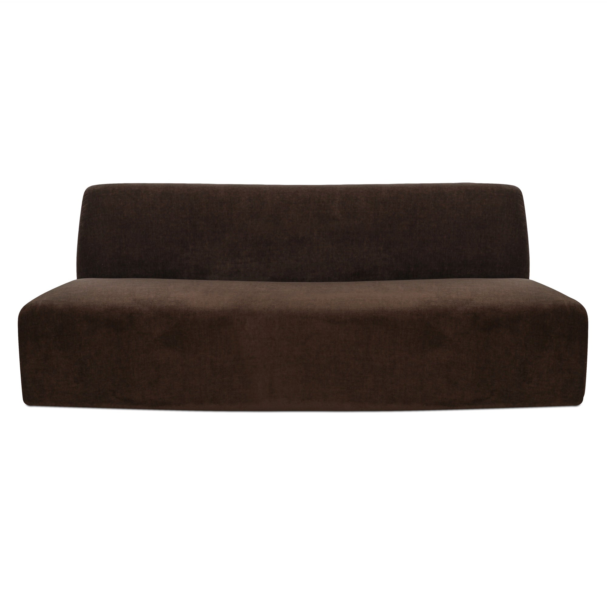 Moes Naomi Convex Sofa Dark Brown OA-1093-20