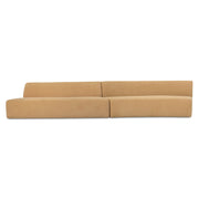Moes Naomi 2 Piece Wave Modular Sectional Golden Yellow OA-1094-09