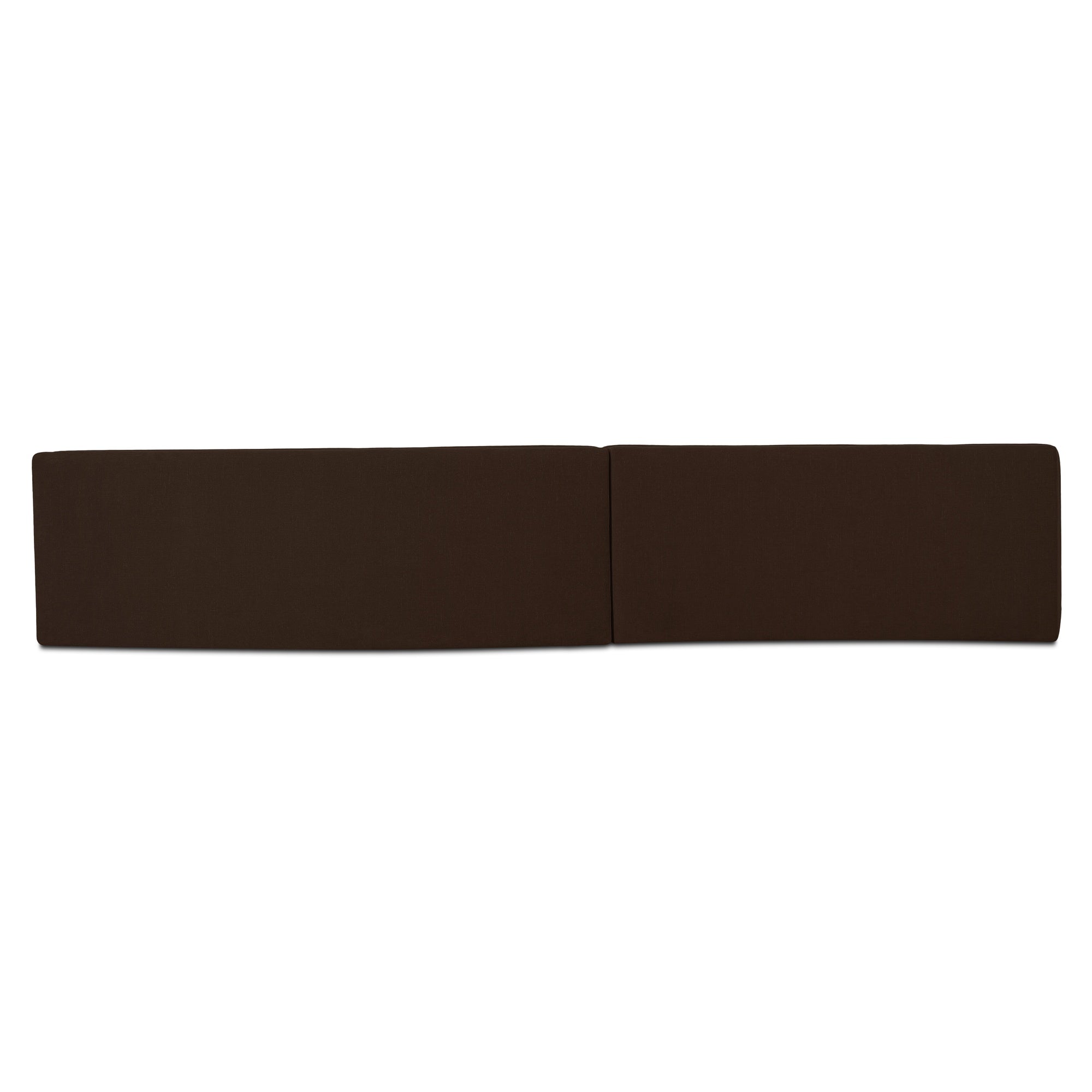 Moes Naomi 2 Piece Wave Modular Sectional Dark Brown OA-1094-20