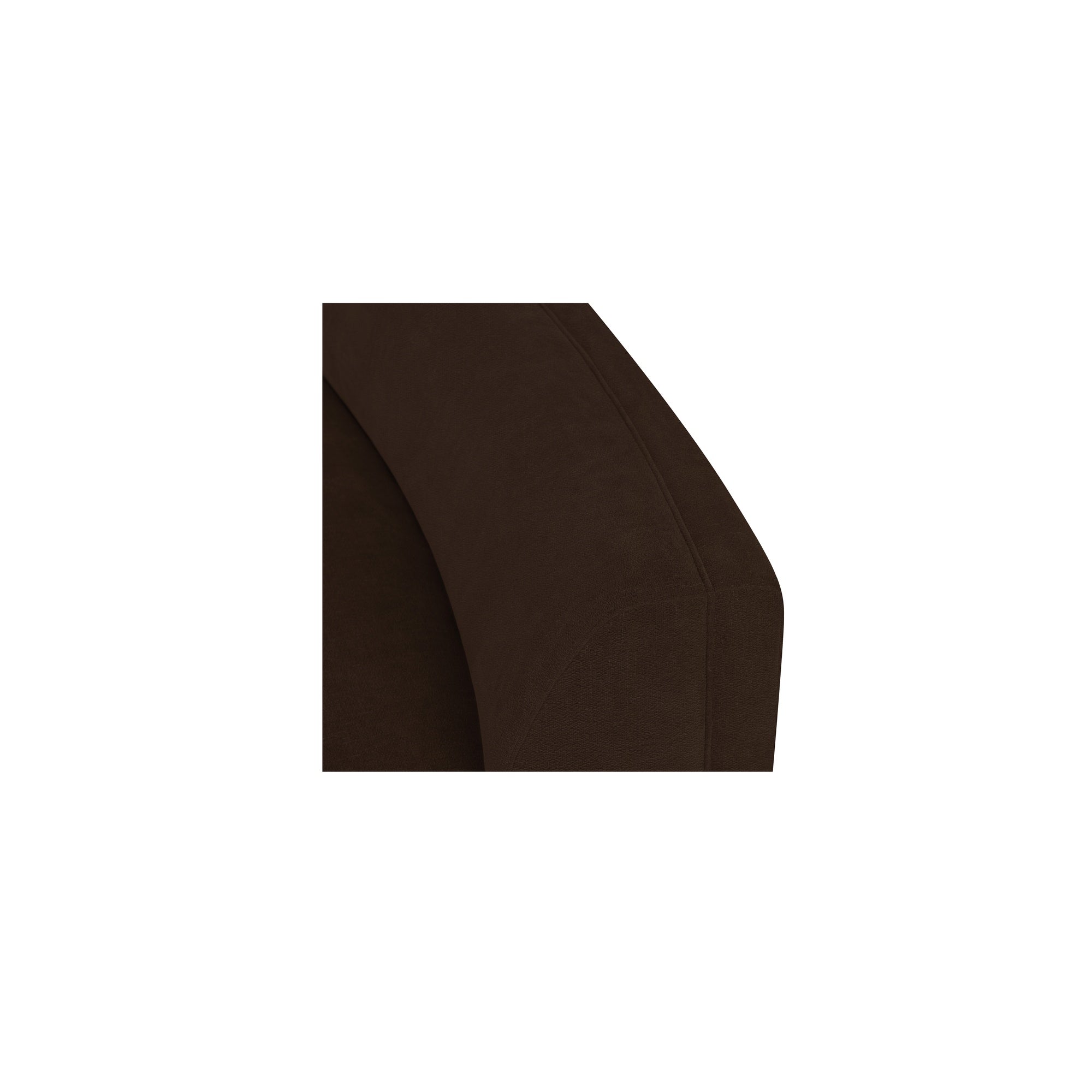Moes Naomi 2 Piece Wave Modular Sectional Dark Brown OA-1094-20