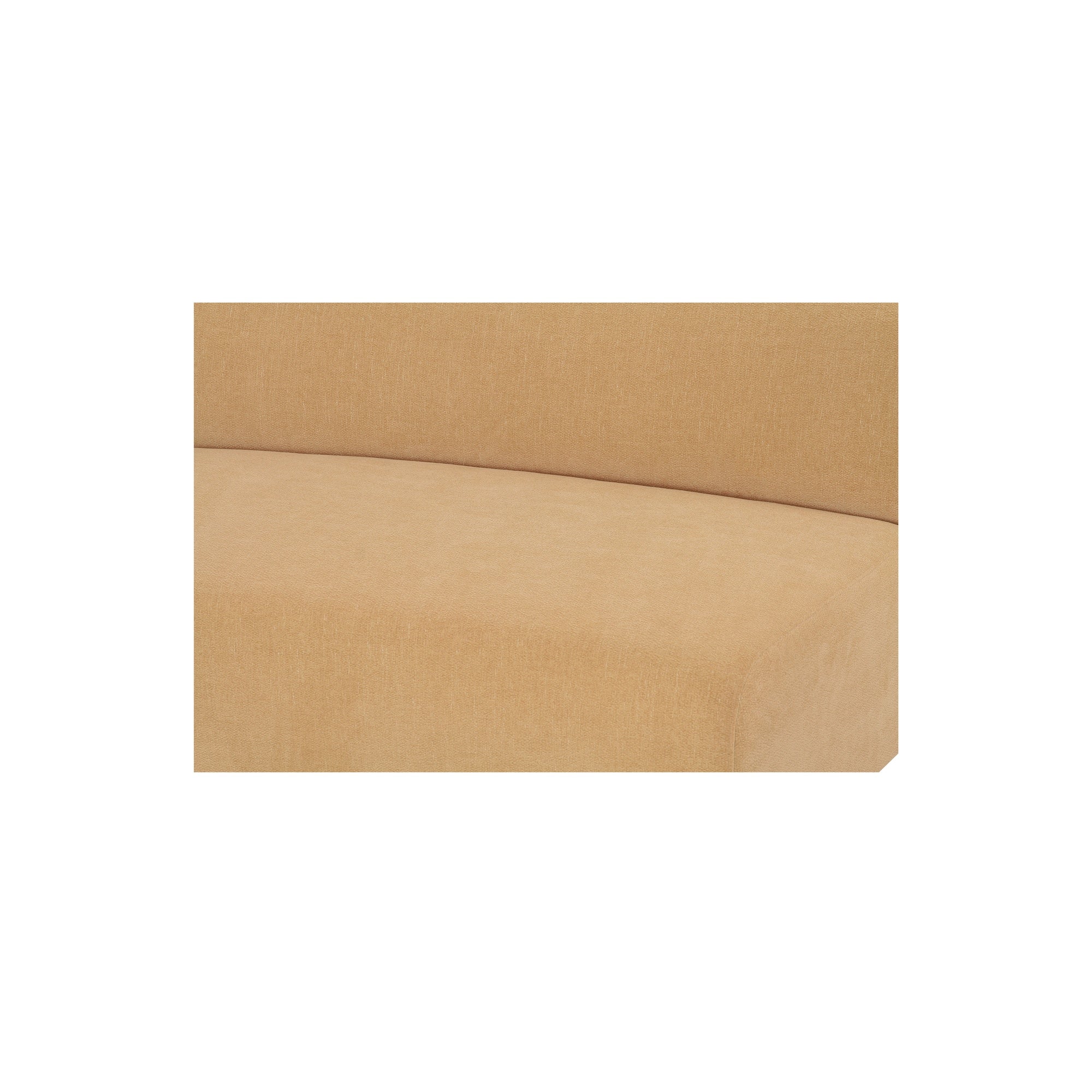 Moes Naomi 2 Piece Concave Modular Sectional Golden Yellow OA-1095-09