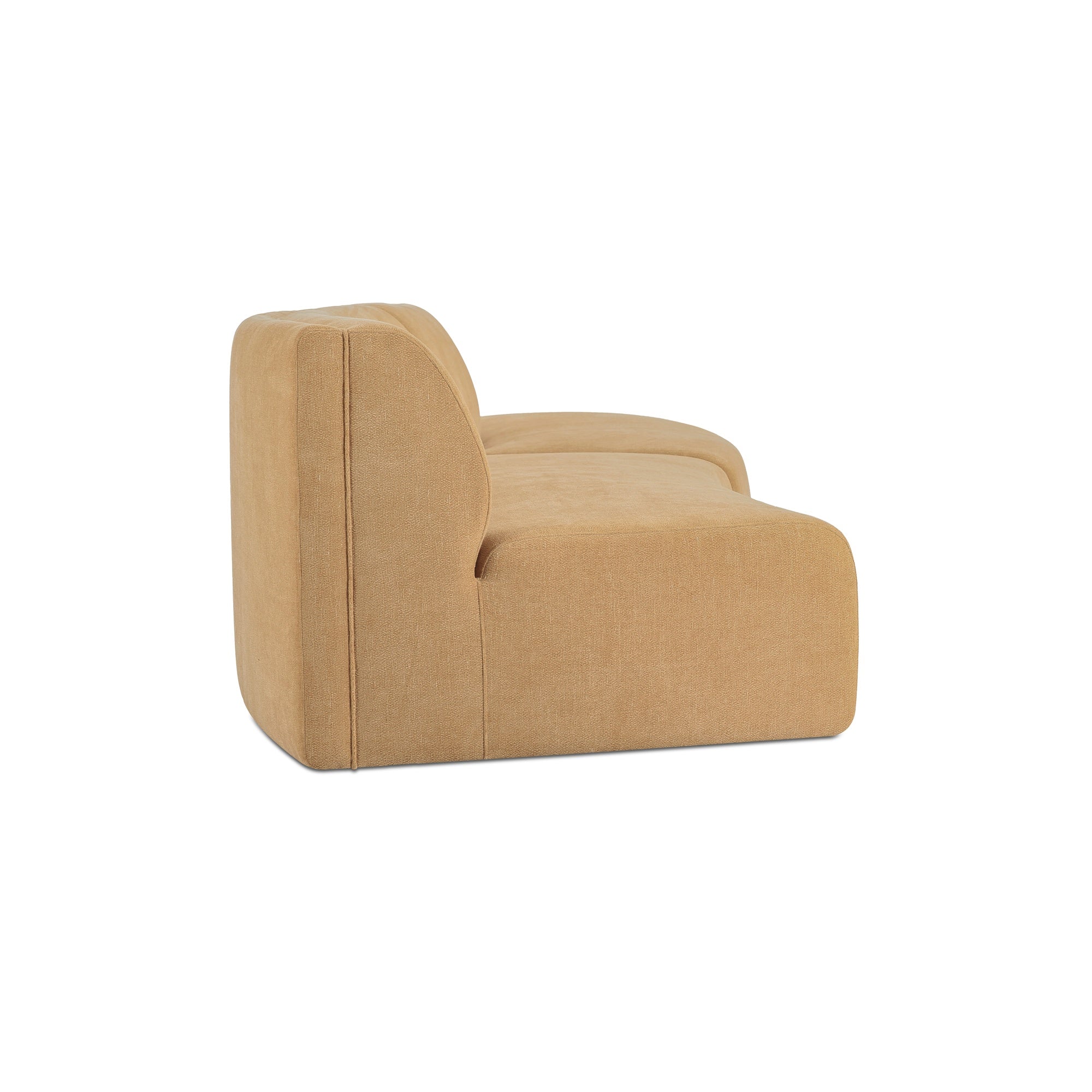 Moes Naomi 2 Piece Concave Modular Sectional Golden Yellow OA-1095-09
