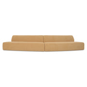 Moes Naomi 2 Piece Convex Modular Sectional Golden Yellow OA-1096-09