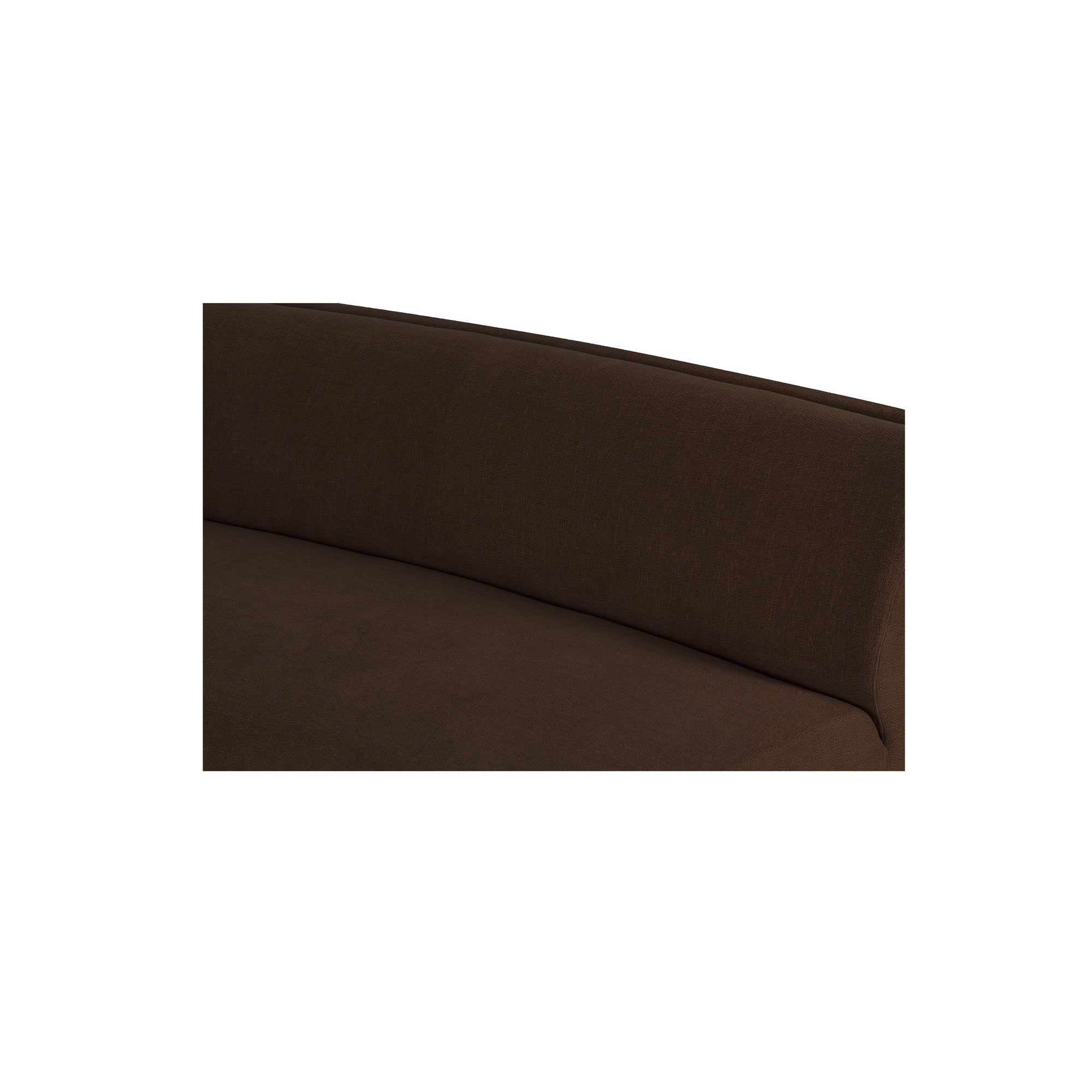 Moes Naomi 2 Piece Convex Modular Sectional Dark Brown OA-1096-20