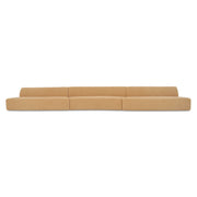 Moes Naomi 3 Piece Wave Modular Sectional Golden Yellow OA-1097-09