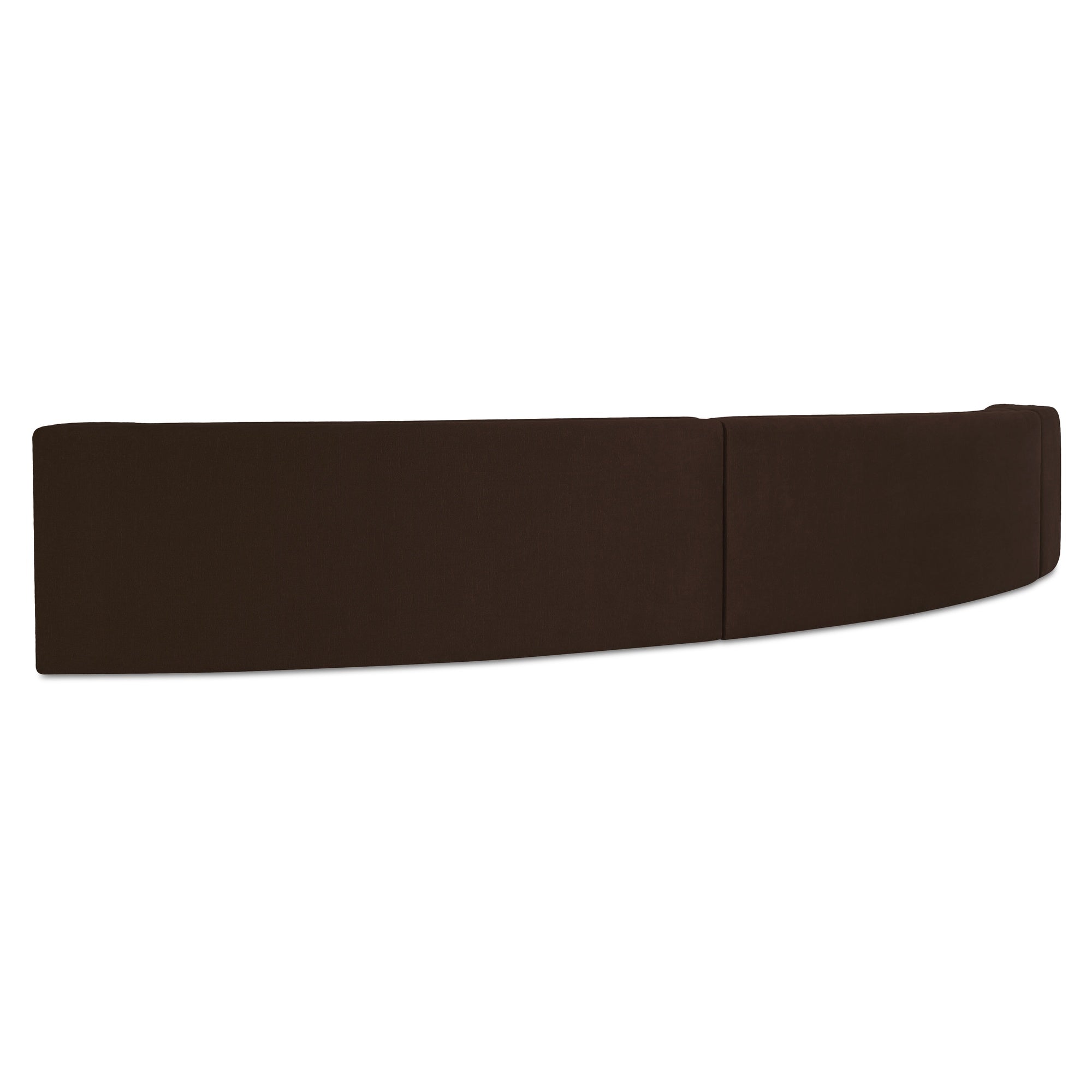Moes Naomi 3 Piece Concave Modular Sectional Dark Brown OA-1098-20
