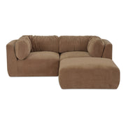 Moes Matina Nook Modular Sectional Taupe OA-1105-39