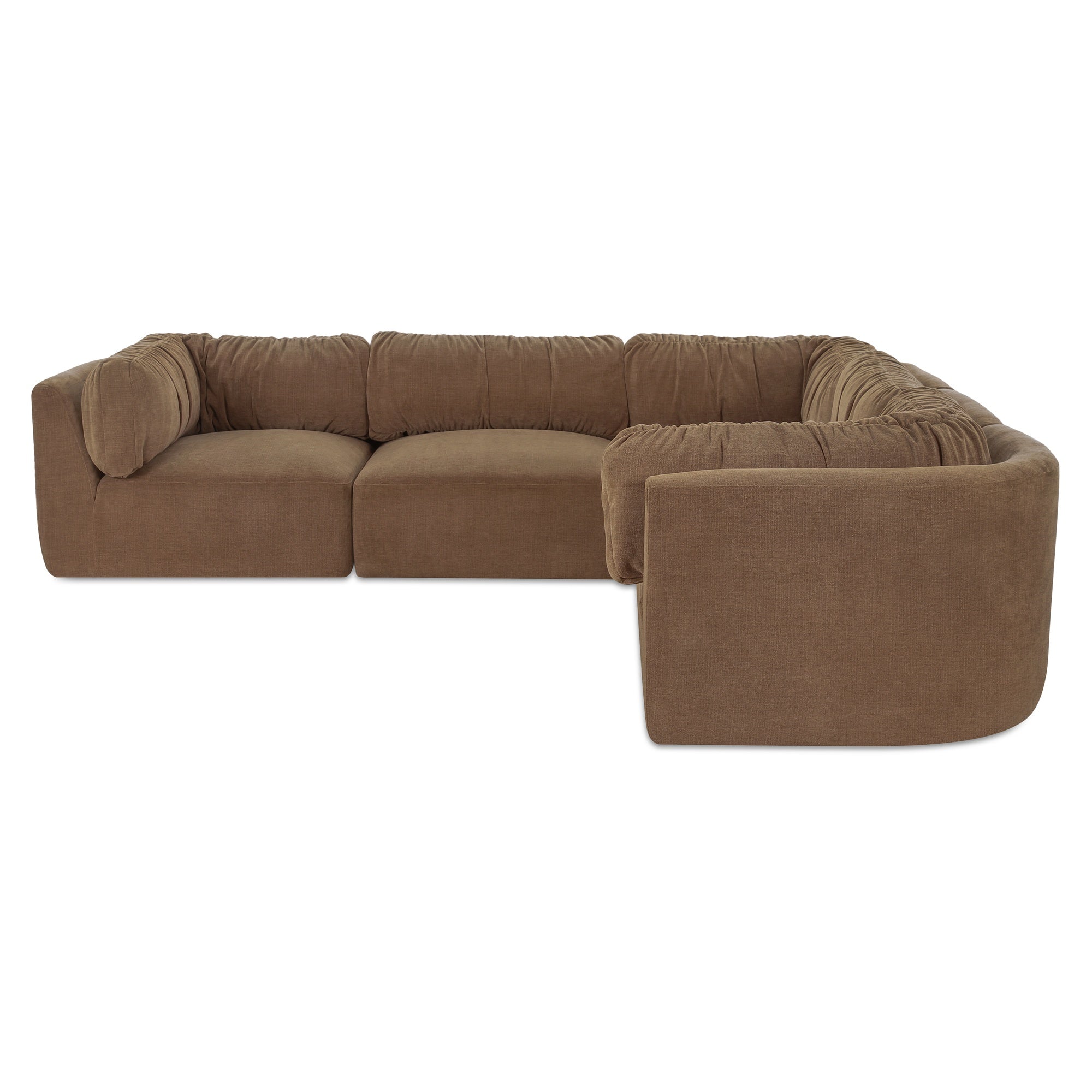 Moes Matina Classic L Modular Sectional Taupe OA-1108-39