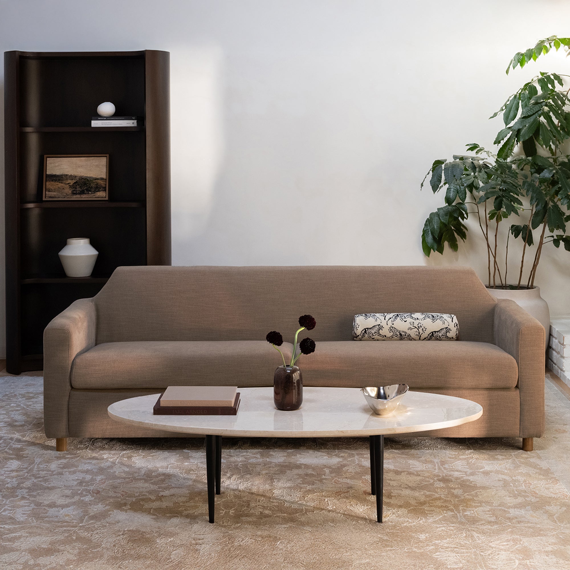 Moes Finch Sofa Soft Brown OA-1109-21