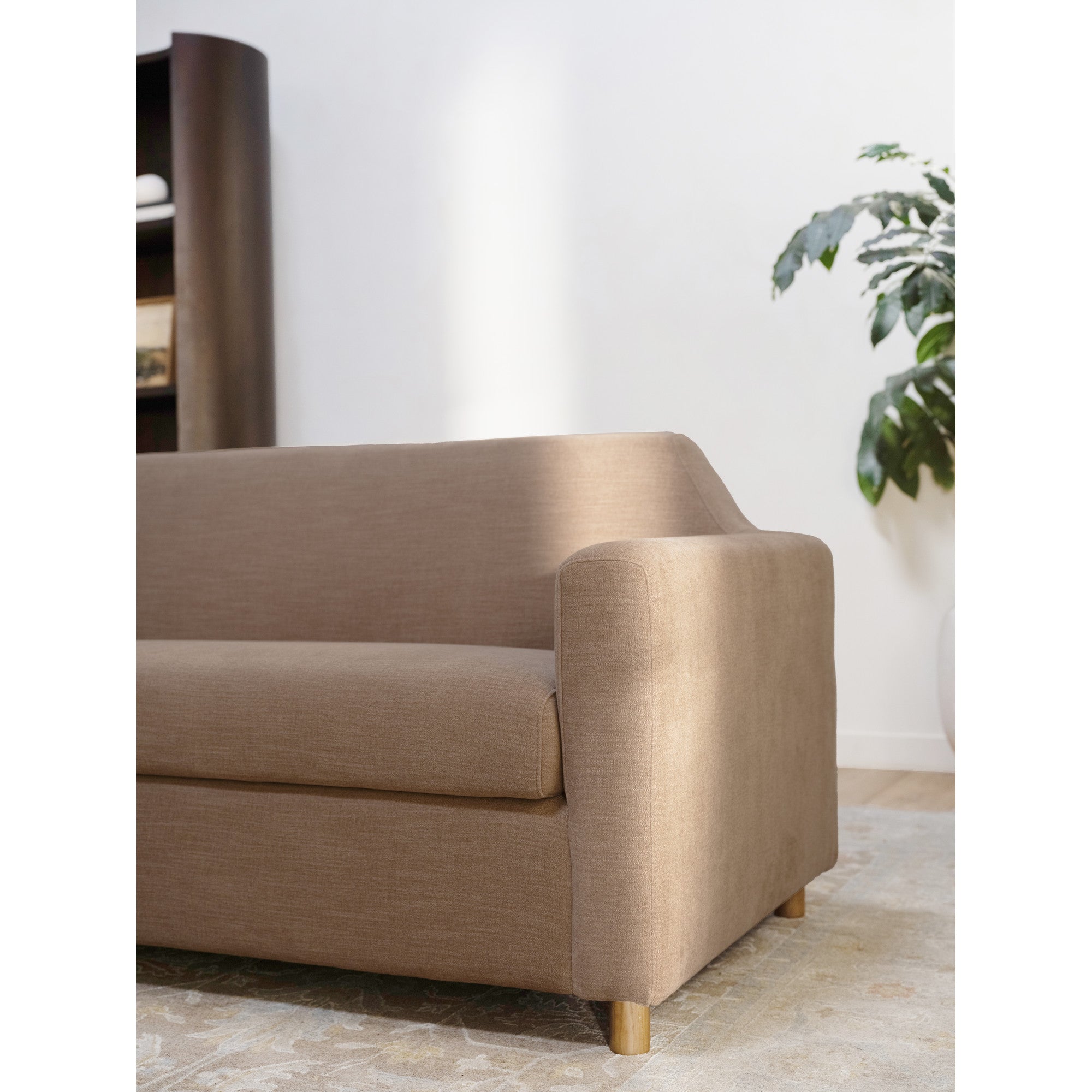 Moes Finch Sofa Soft Brown OA-1109-21