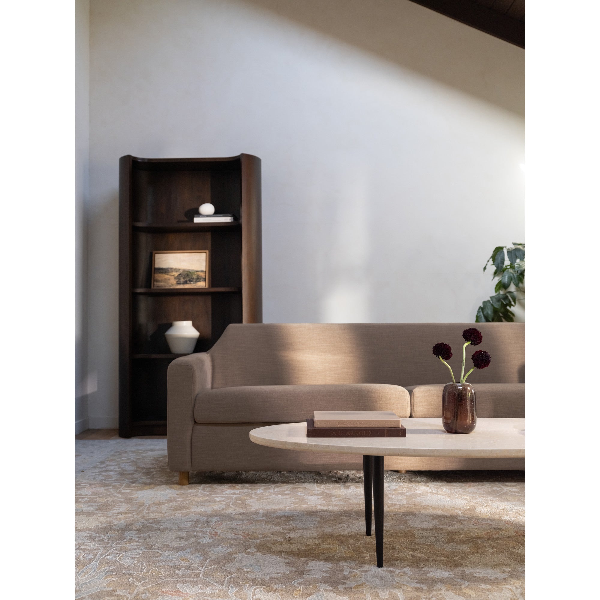 Moes Finch Sofa Soft Brown OA-1109-21