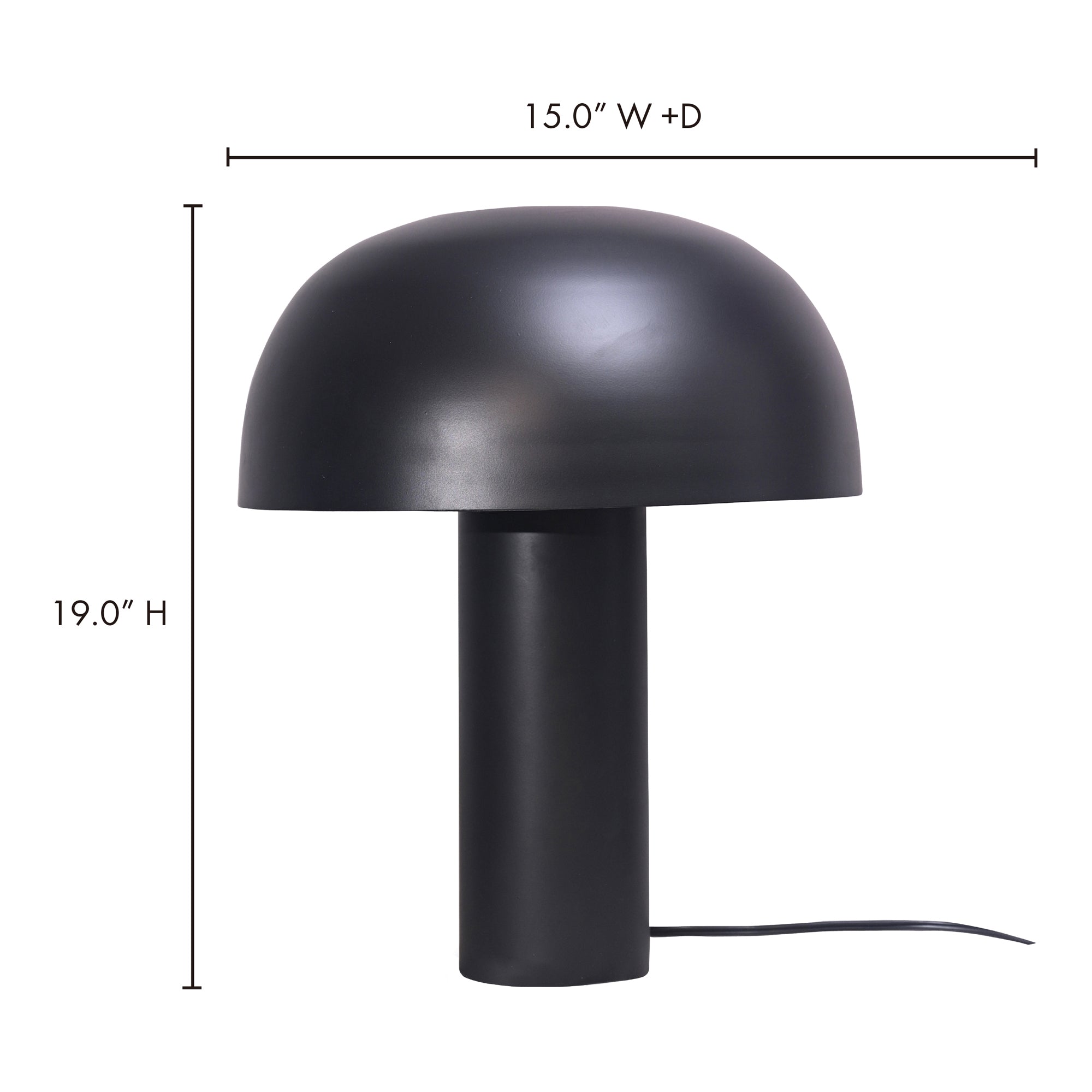 Moes Nanu Table Lamp Black OD-1023-02