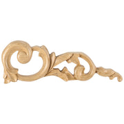 Hardware Resources 10" W x 3/4" D x 3-1/2" H Right Maple Acanthus Onlay