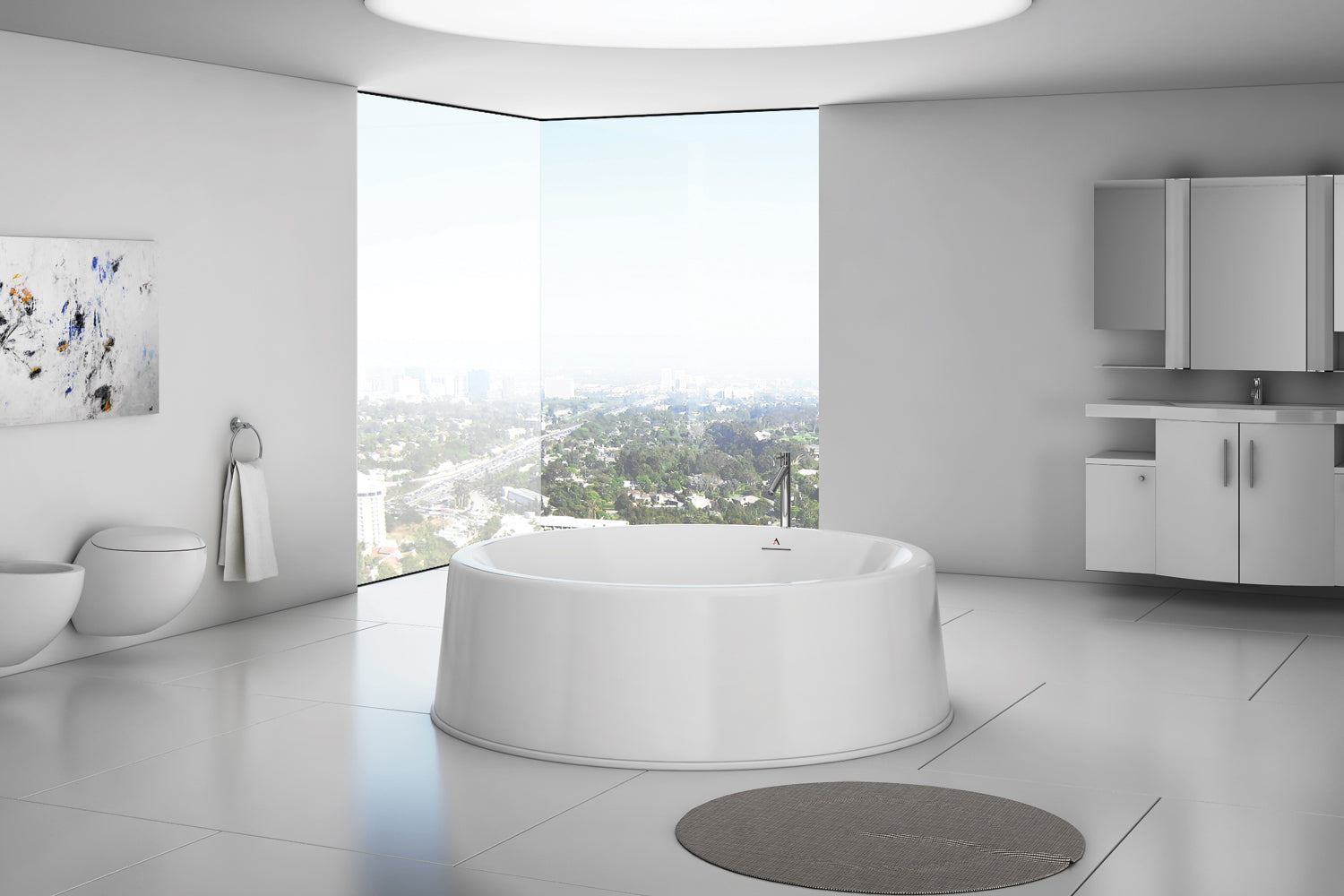 Americh Oceane 69 - Luxury Series Freestanding Bathtub OC6921L-WH