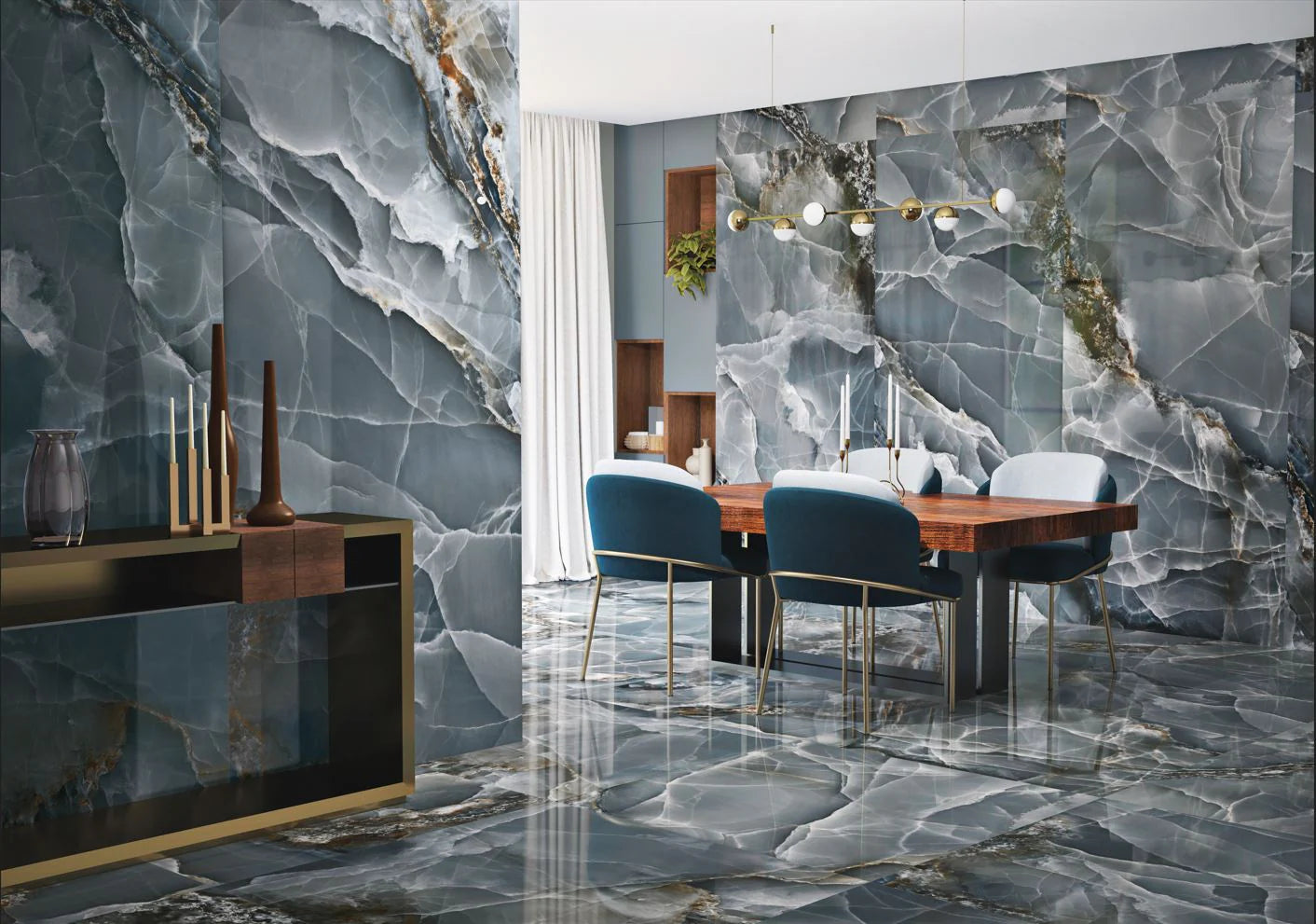 Onyx Lux Super Polished Porcelain Tile – Multiple Colors and Large Formats