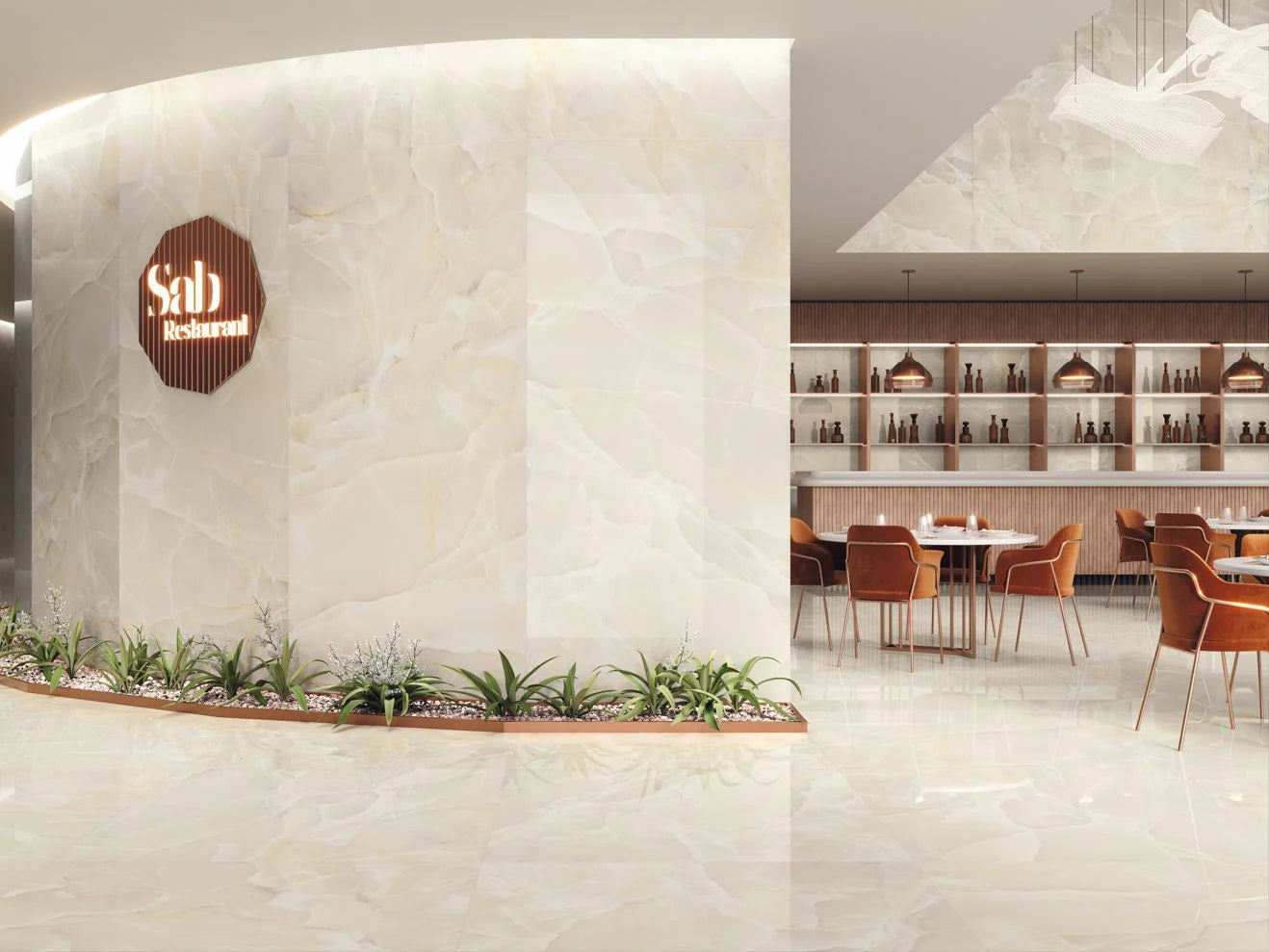 Onyx Lux Super Polished Porcelain Tile – Multiple Colors and Large Formats