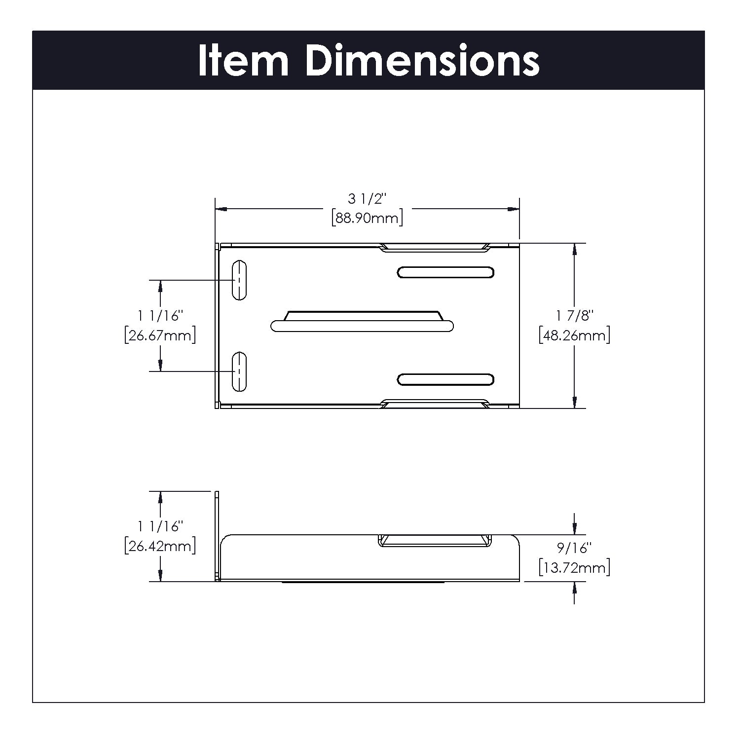 Hickory P1056/BKT, Drawer Slides Drawer Slide