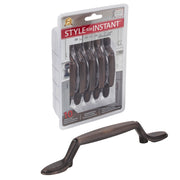 Hardware Resources 3" Center-to-Center Brushed Oil Rubbed Bronze Vienna Cabinet Pull