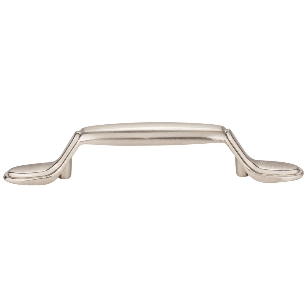 Hardware Resources 3" Center-to-Center Satin Nickel Vienna Cabinet Pull
