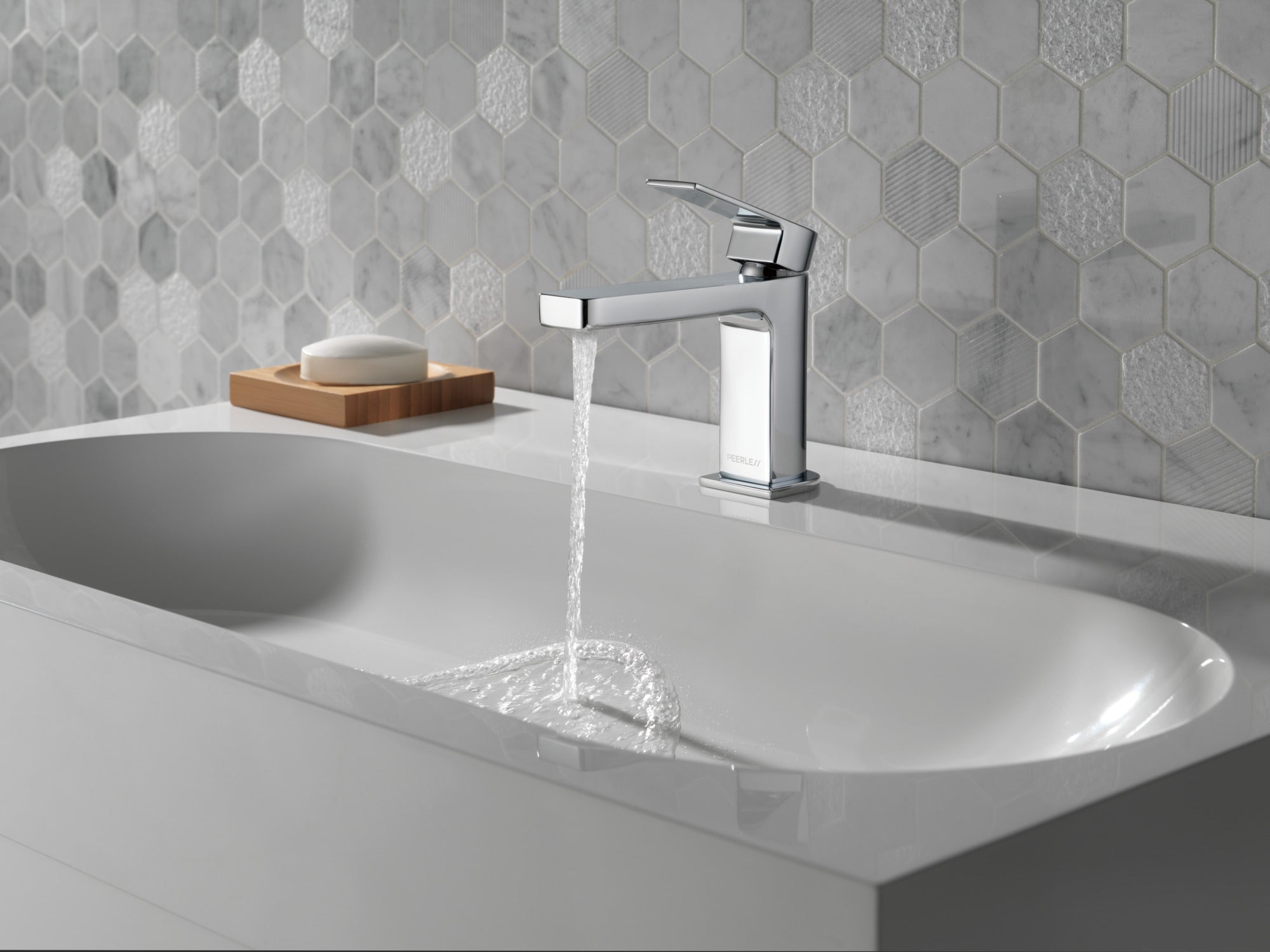 Peerless Xander® Single Handle Bathroom Metal P/U