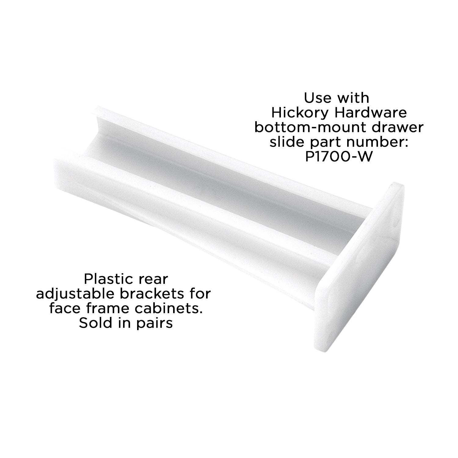 Hickory P1700/BKT, Drawer Slides Drawer Slide
