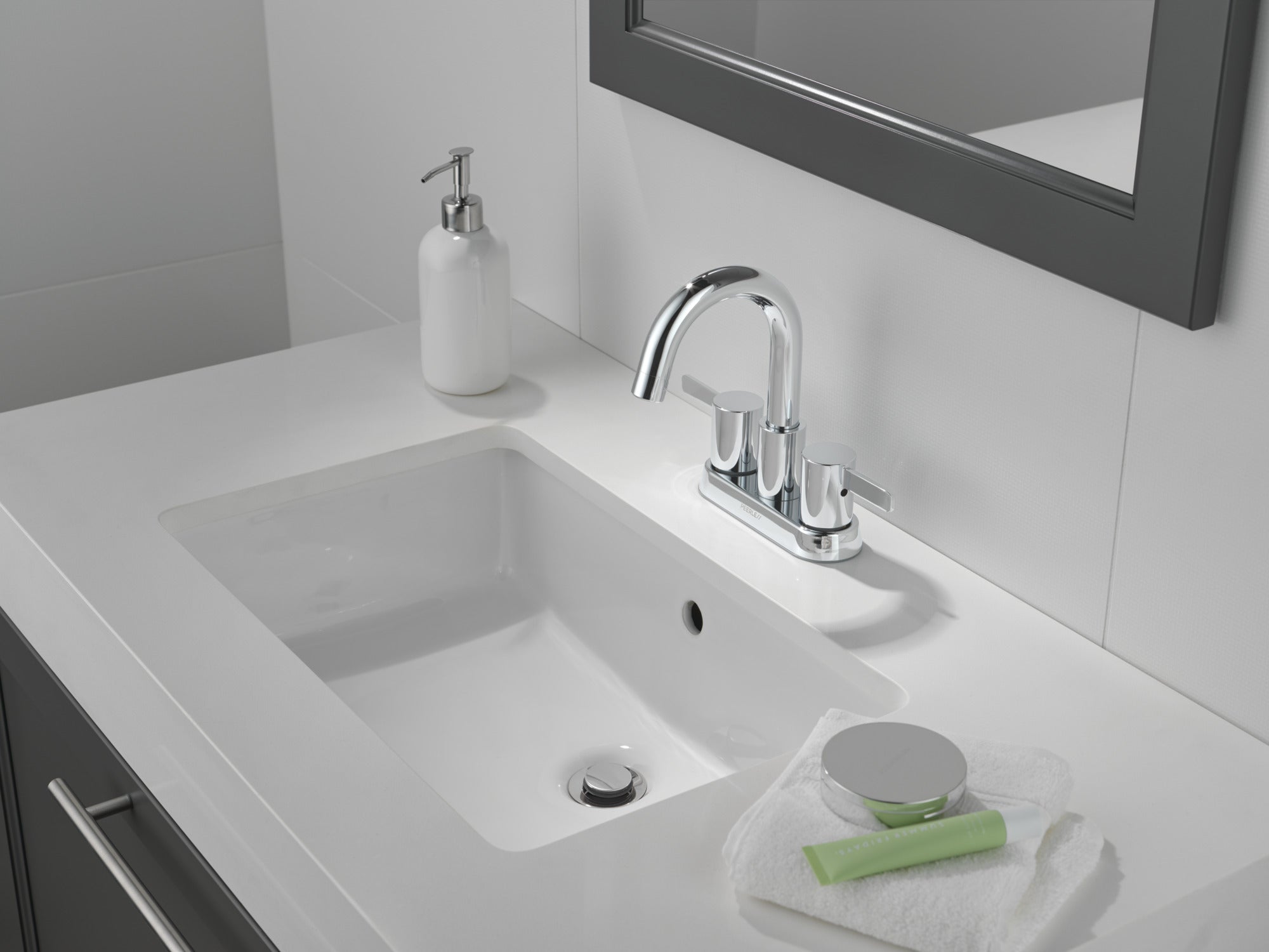 Peerless Precept® Two Handle Centerset Lavatory Faucet