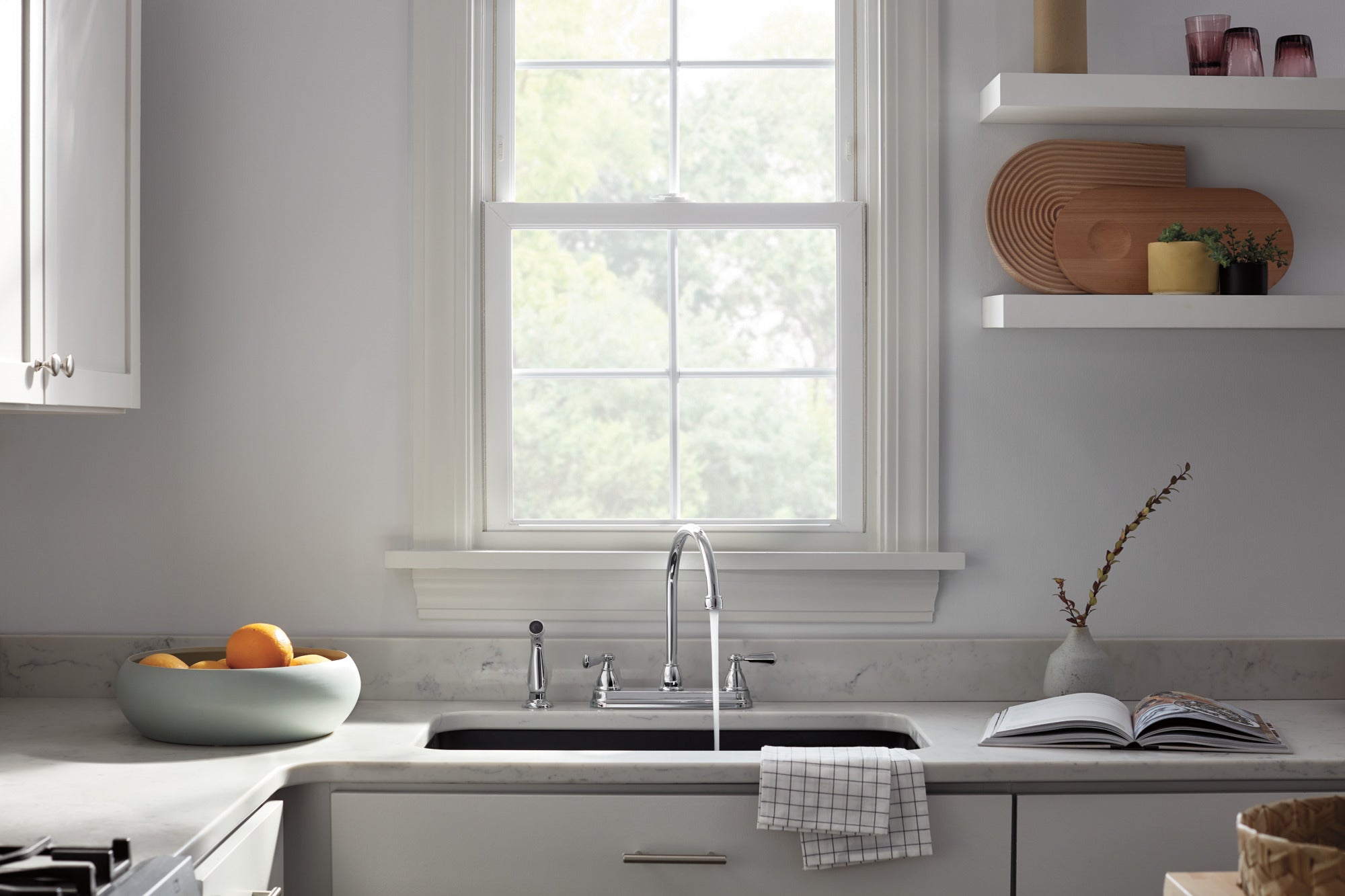 Peerless Elmhurst® Two-Handle Kitchen Faucet with Spray