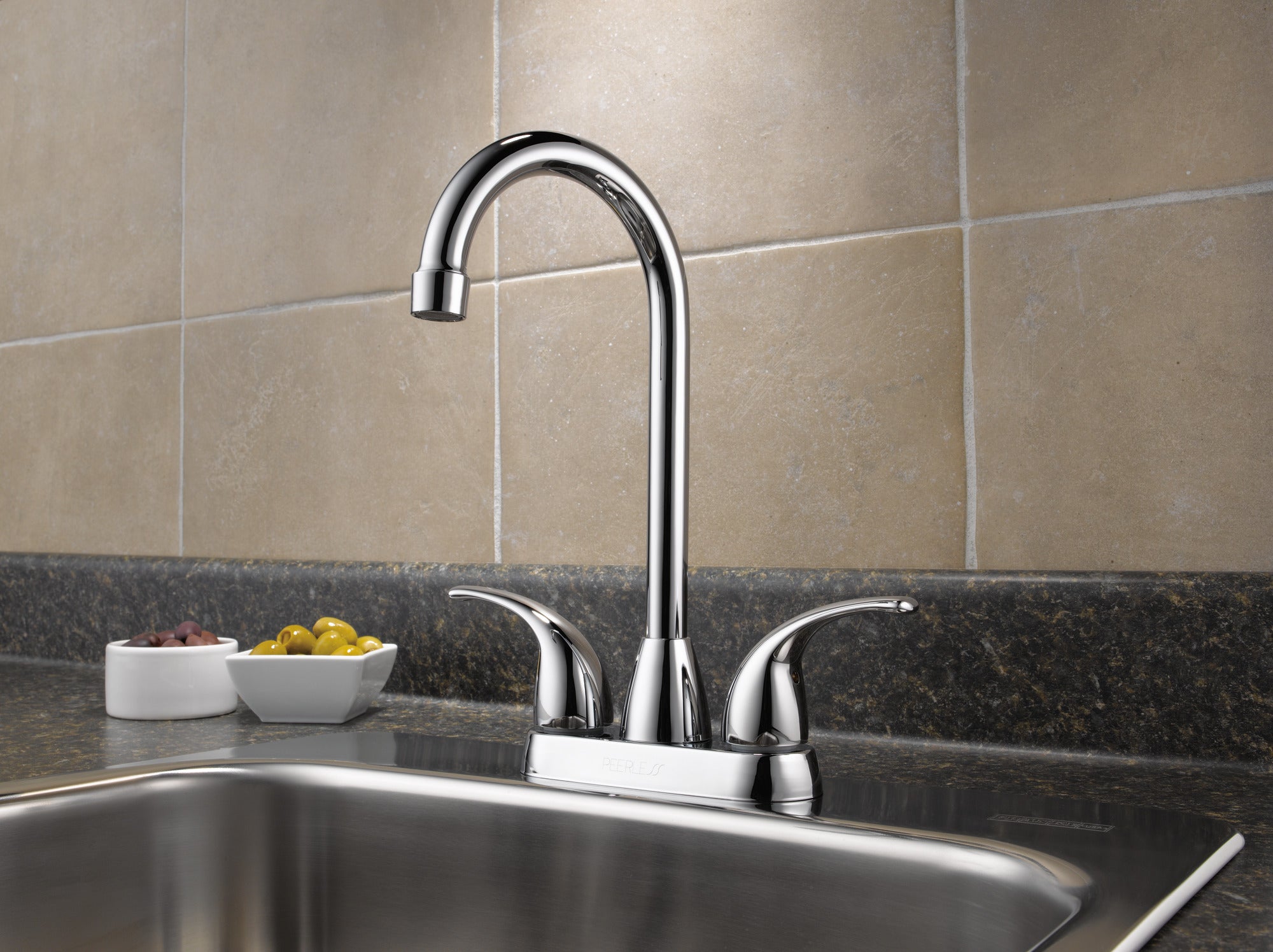 Peerless Core Two Handle Bar-Prep Faucet
