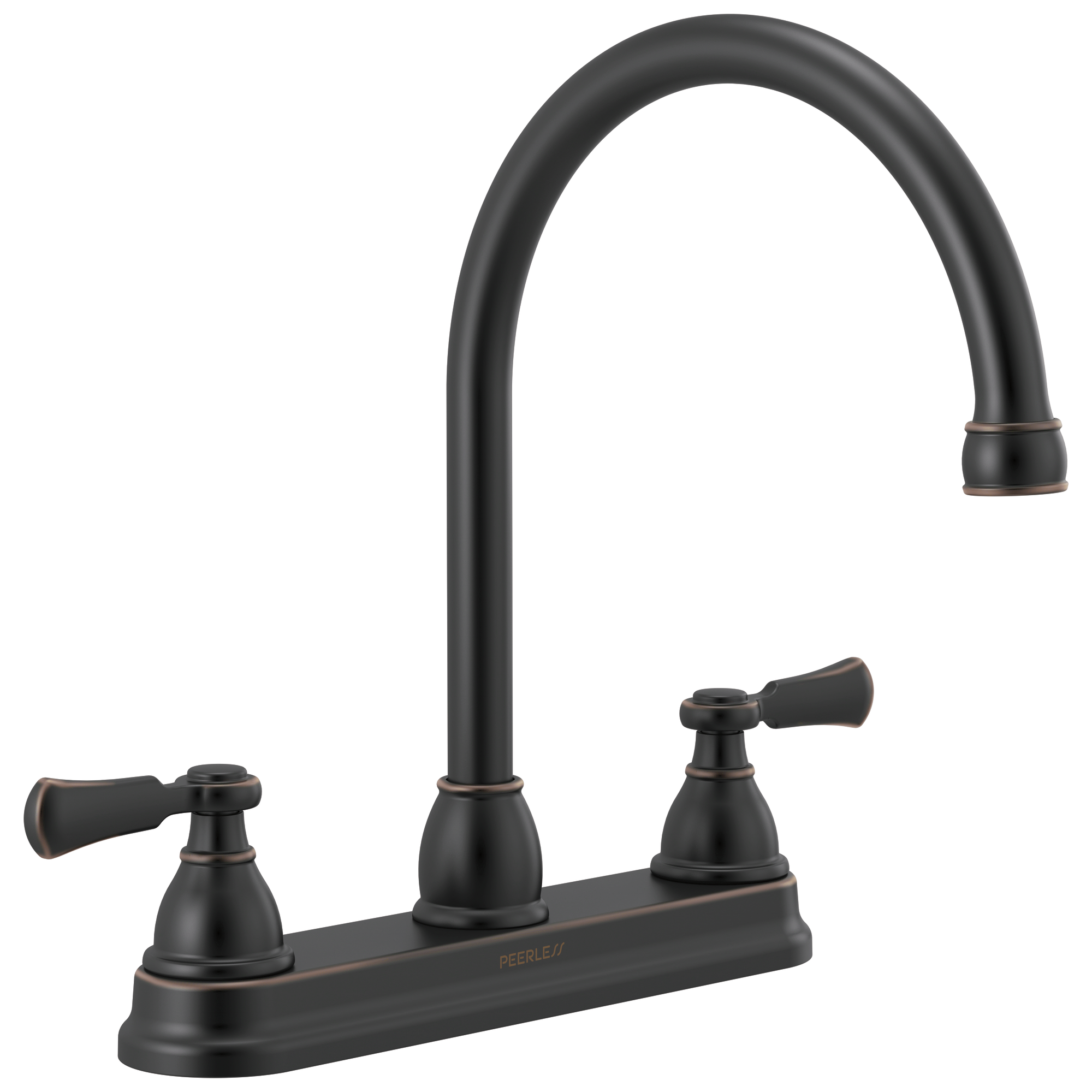 Peerless Elmhurst® Two-Handle Kitchen Faucet with Twist Aerator