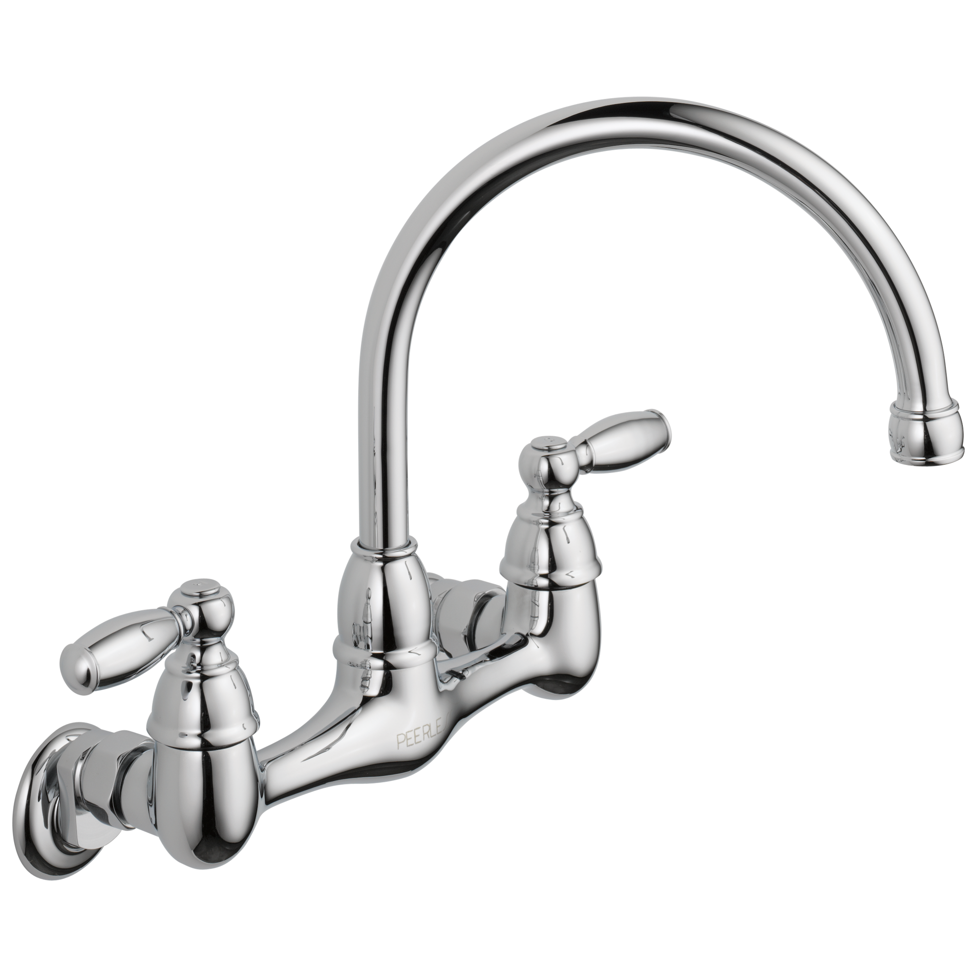 Peerless Claymore™ Two Handle Wall Mounted Kitchen Faucet