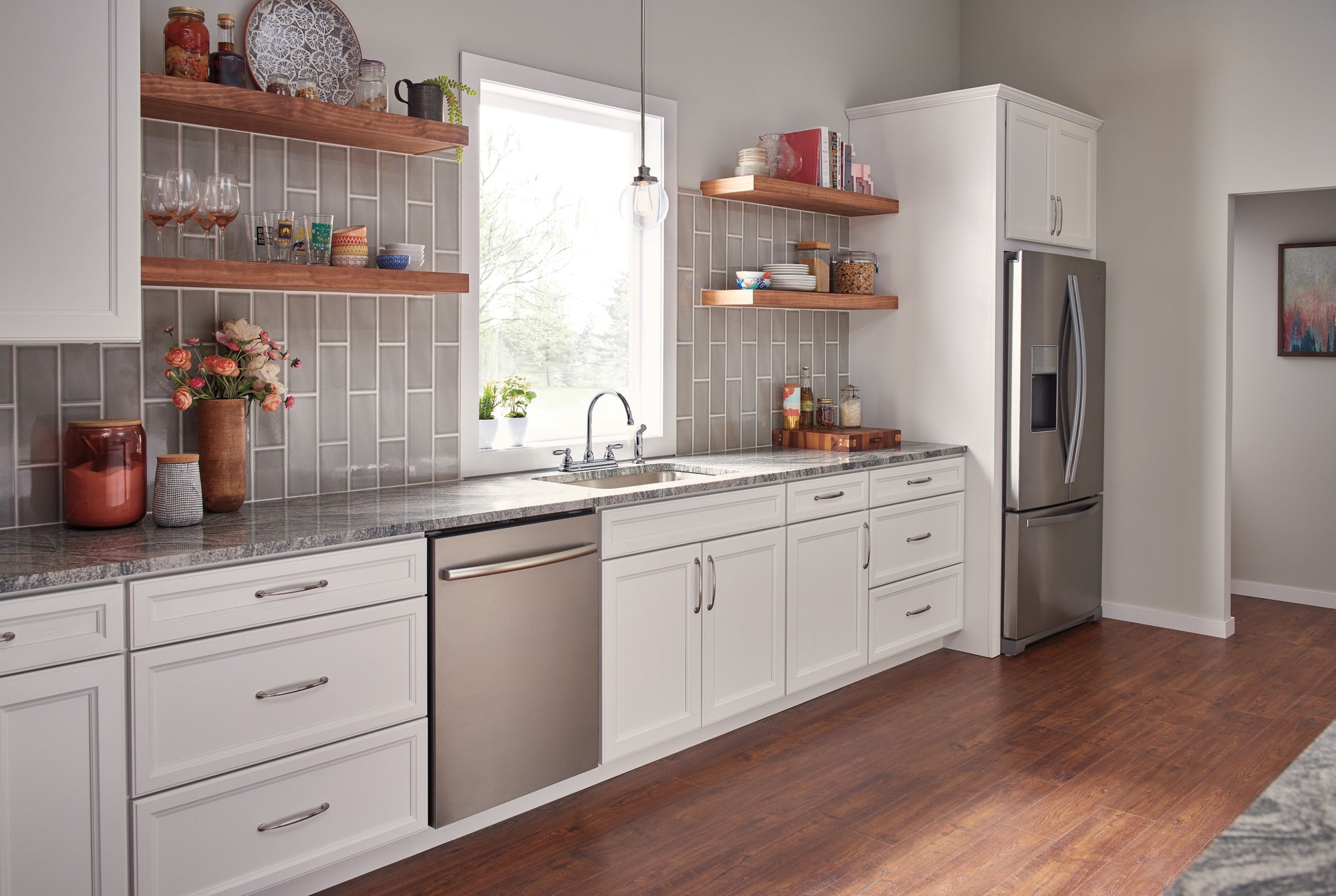 Peerless Claymore™ Two Handle Kitchen Faucet