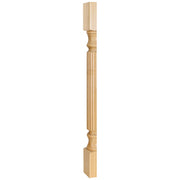 Hardware Resources 3-1/2" W x 1-3/4" D x 35-1/2" H Split White Birch Reed Post