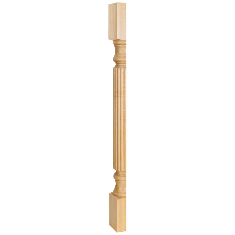Hardware Resources 3-1/2" W x 1-3/4" D x 35-1/2" H Split White Birch Reed Post