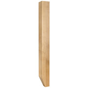 Hardware Resources 3-1/2" W x 3-1/2" D x 35-1/2" H Rubberwood Shaker Tapered Foot Post