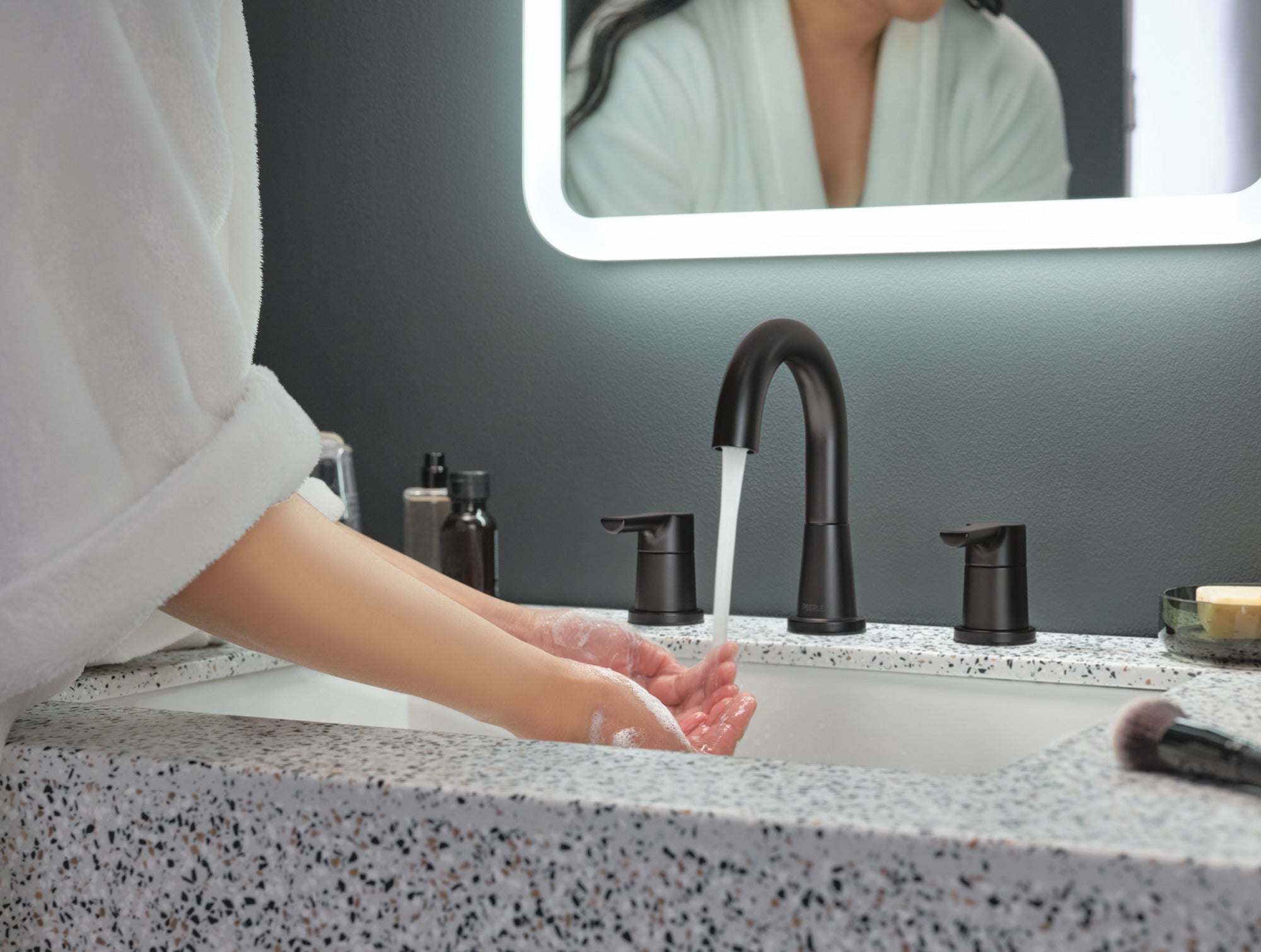 Peerless Flute™ Two Handle Widespread Lavatory Faucet