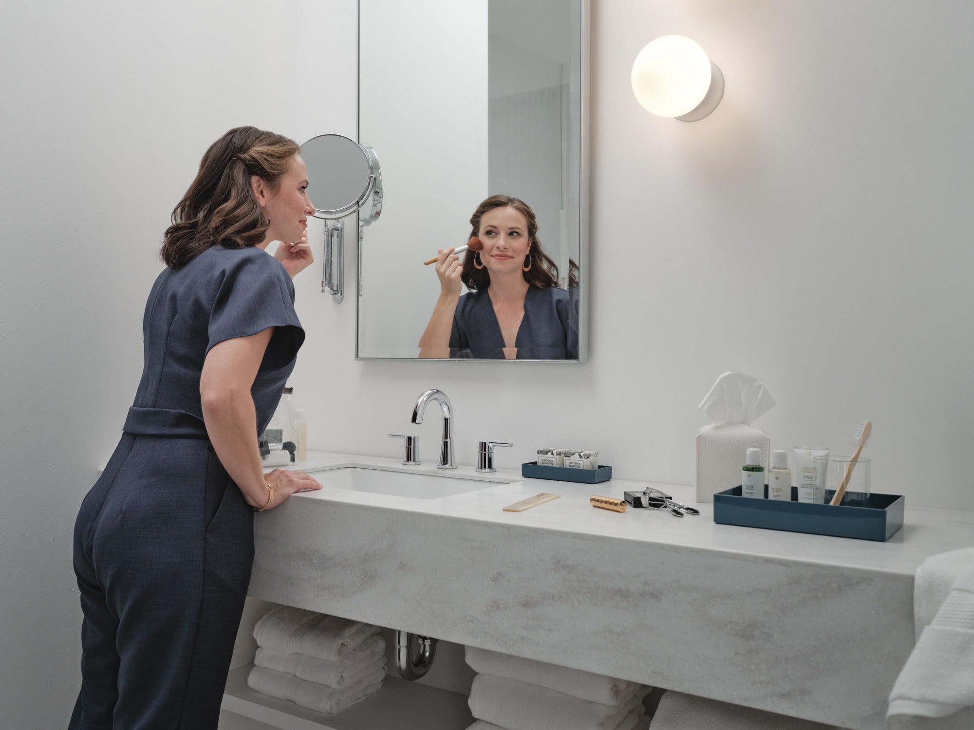 Peerless Flute™ Two Handle Widespread Lavatory Faucet