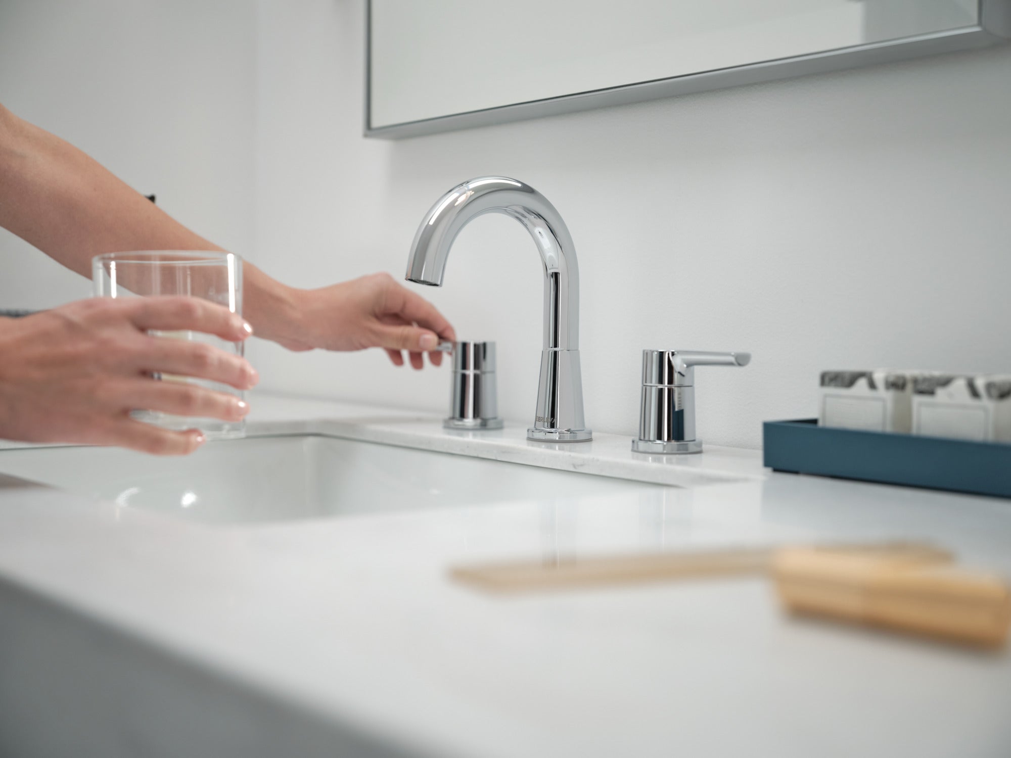 Peerless Flute™ Two Handle Widespread Lavatory Faucet