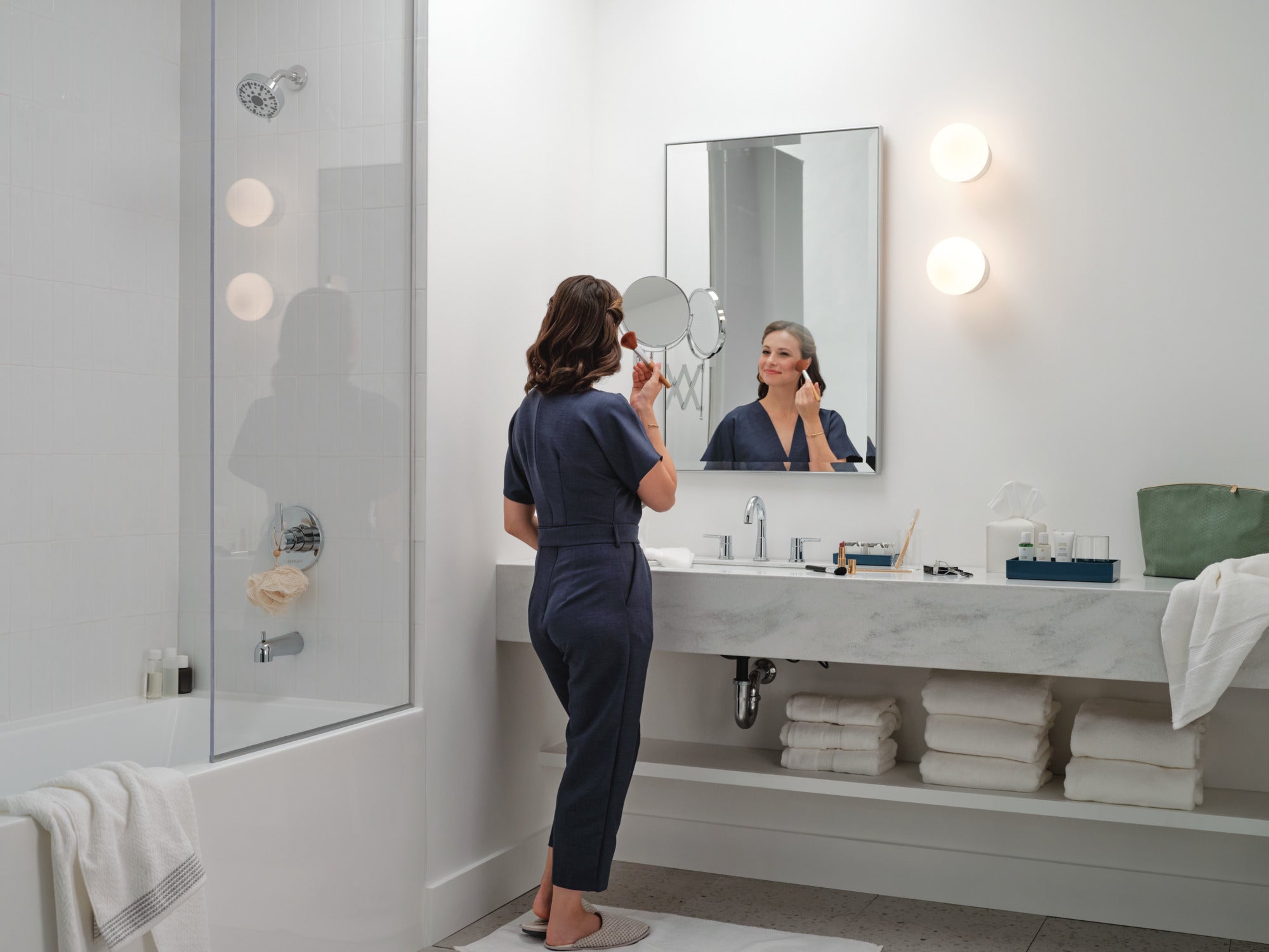 Peerless Flute™ Two Handle Widespread Lavatory Faucet